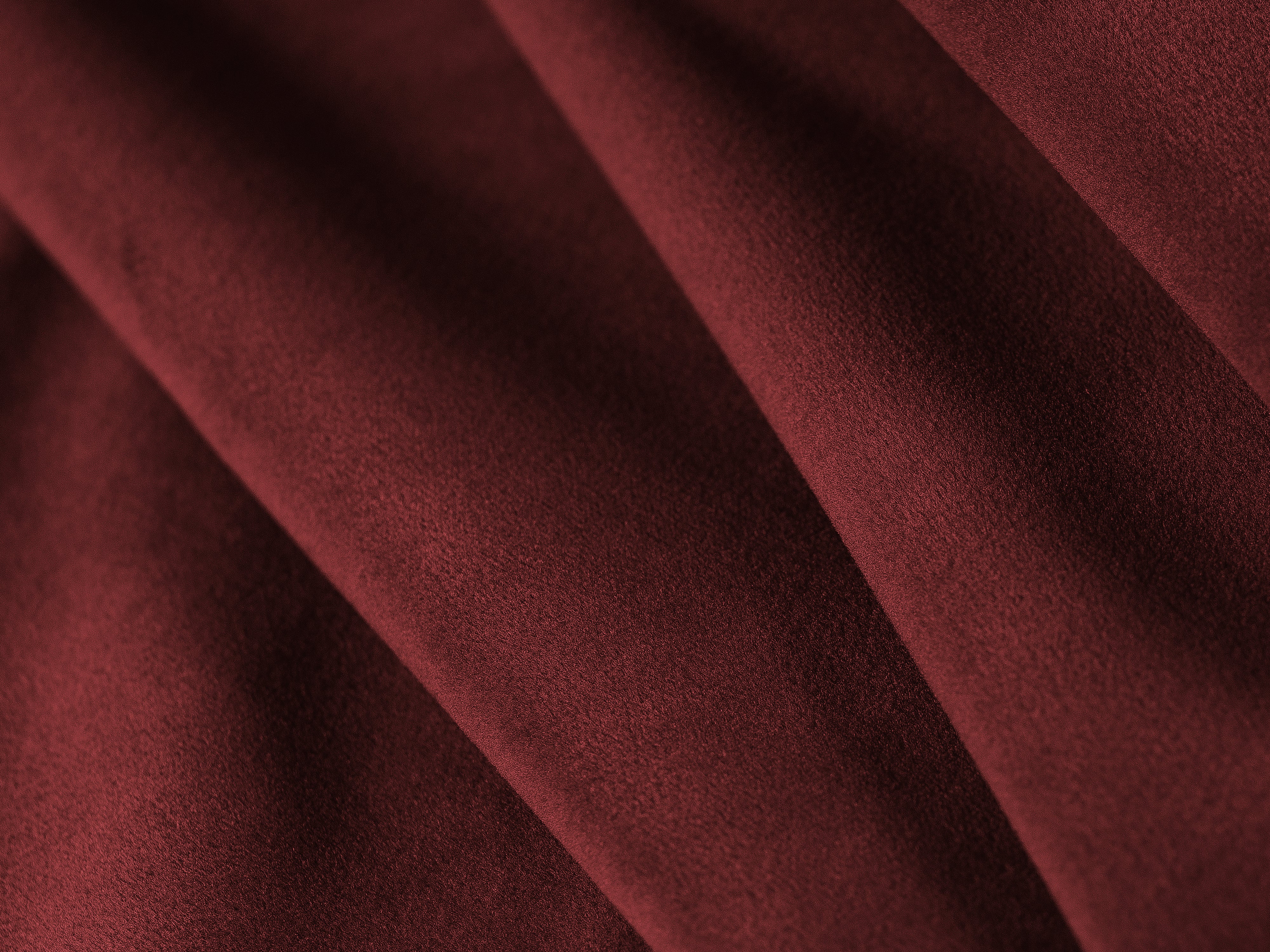 CORTINA Right-Hand Velvet Panoramic Corner Sofa in Wine Red
