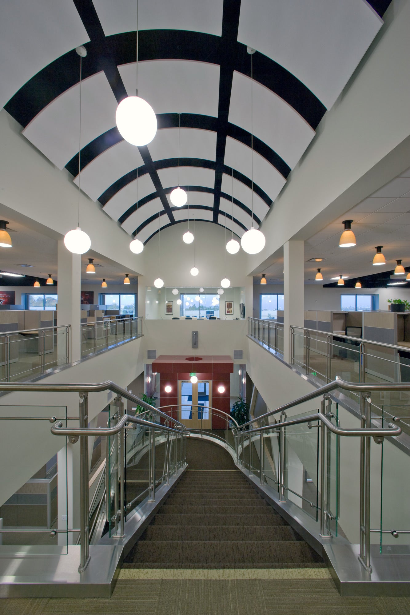 Lampa wisząca WOHLERT białe szkło