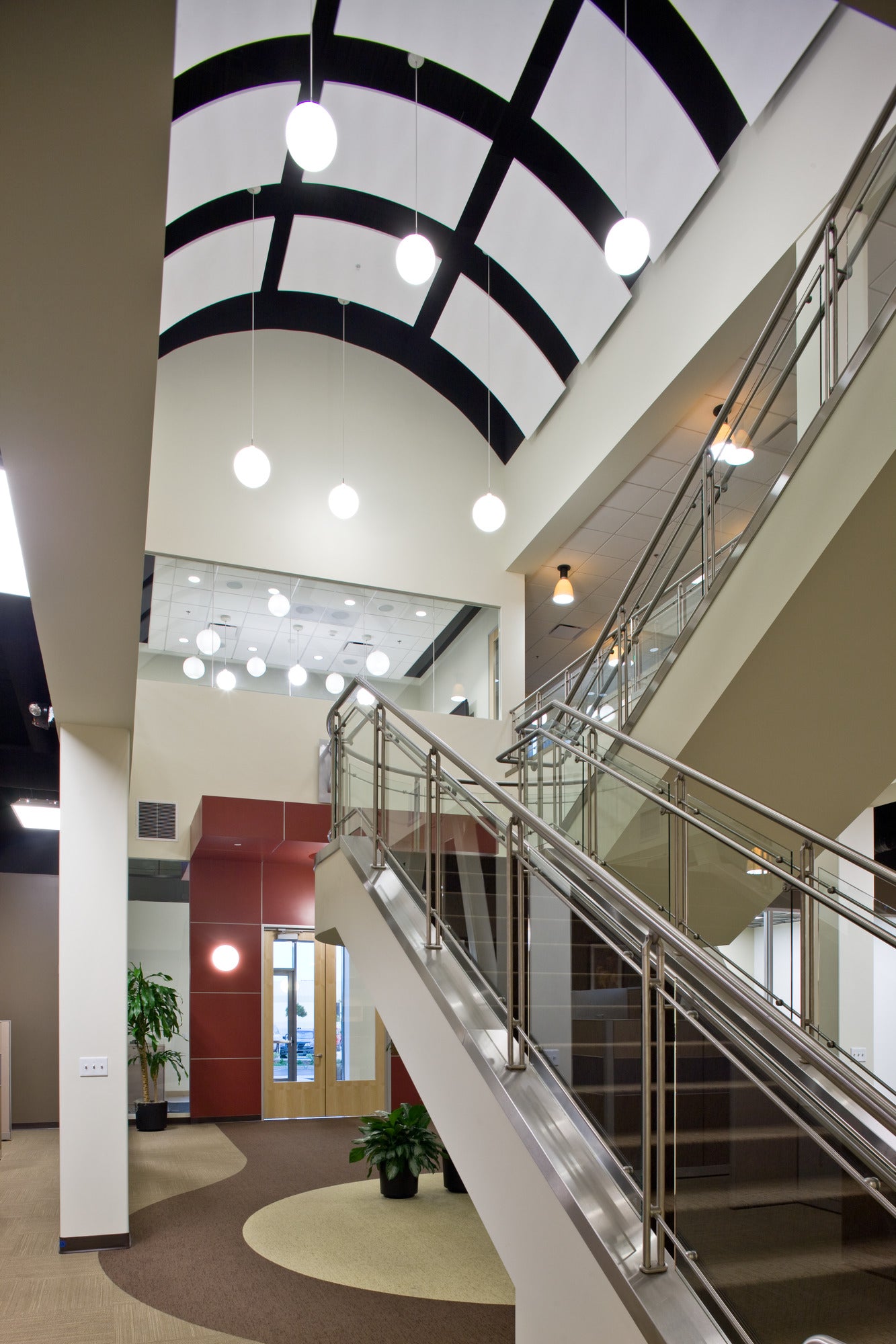 Lampa wisząca WOHLERT białe szkło