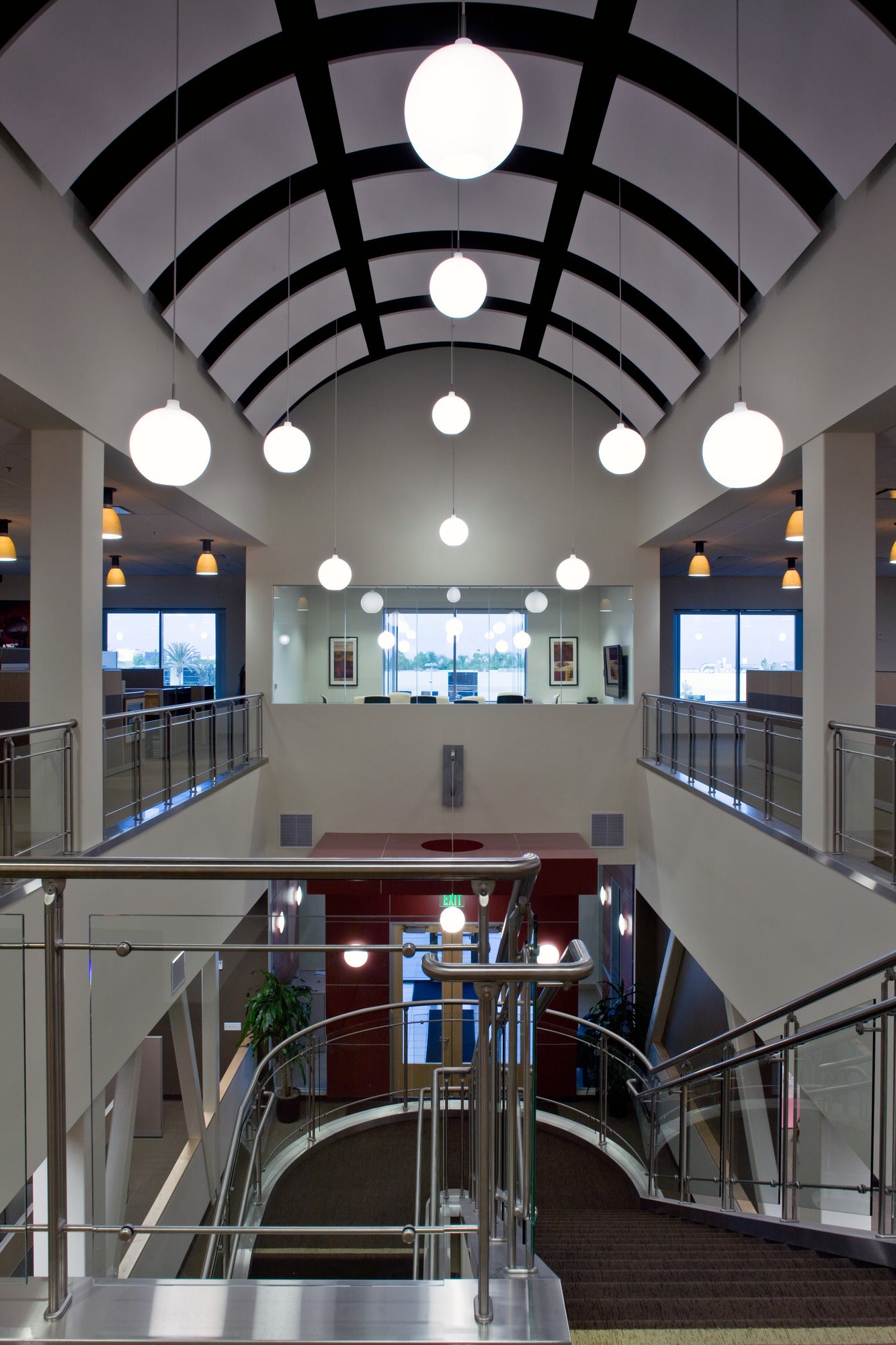 Lampa wisząca WOHLERT białe szkło