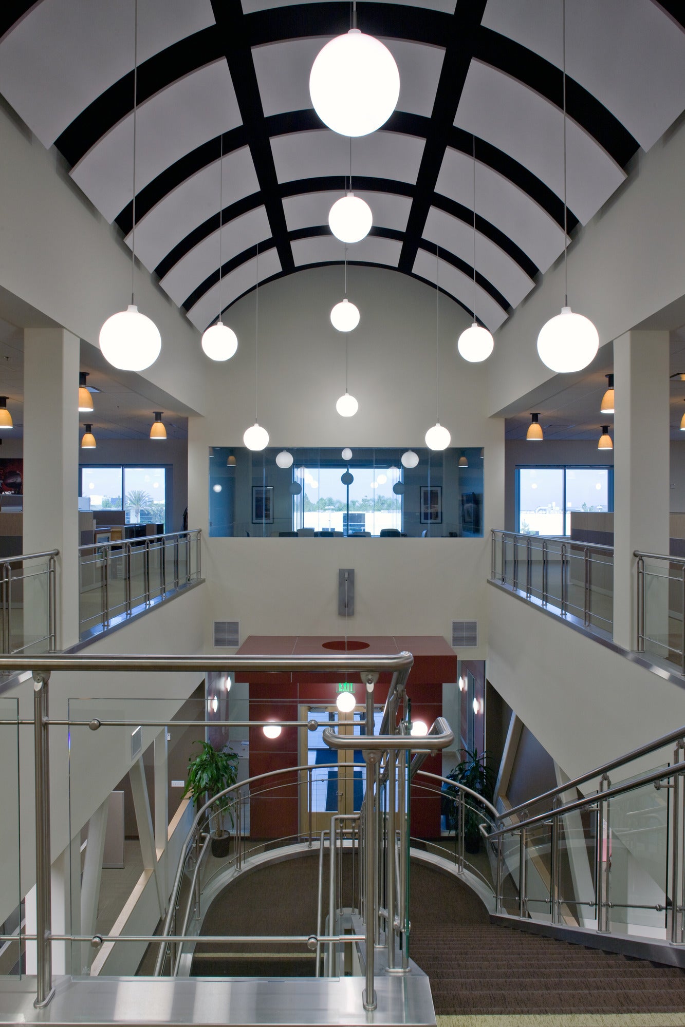 Lampa wisząca WOHLERT białe szkło