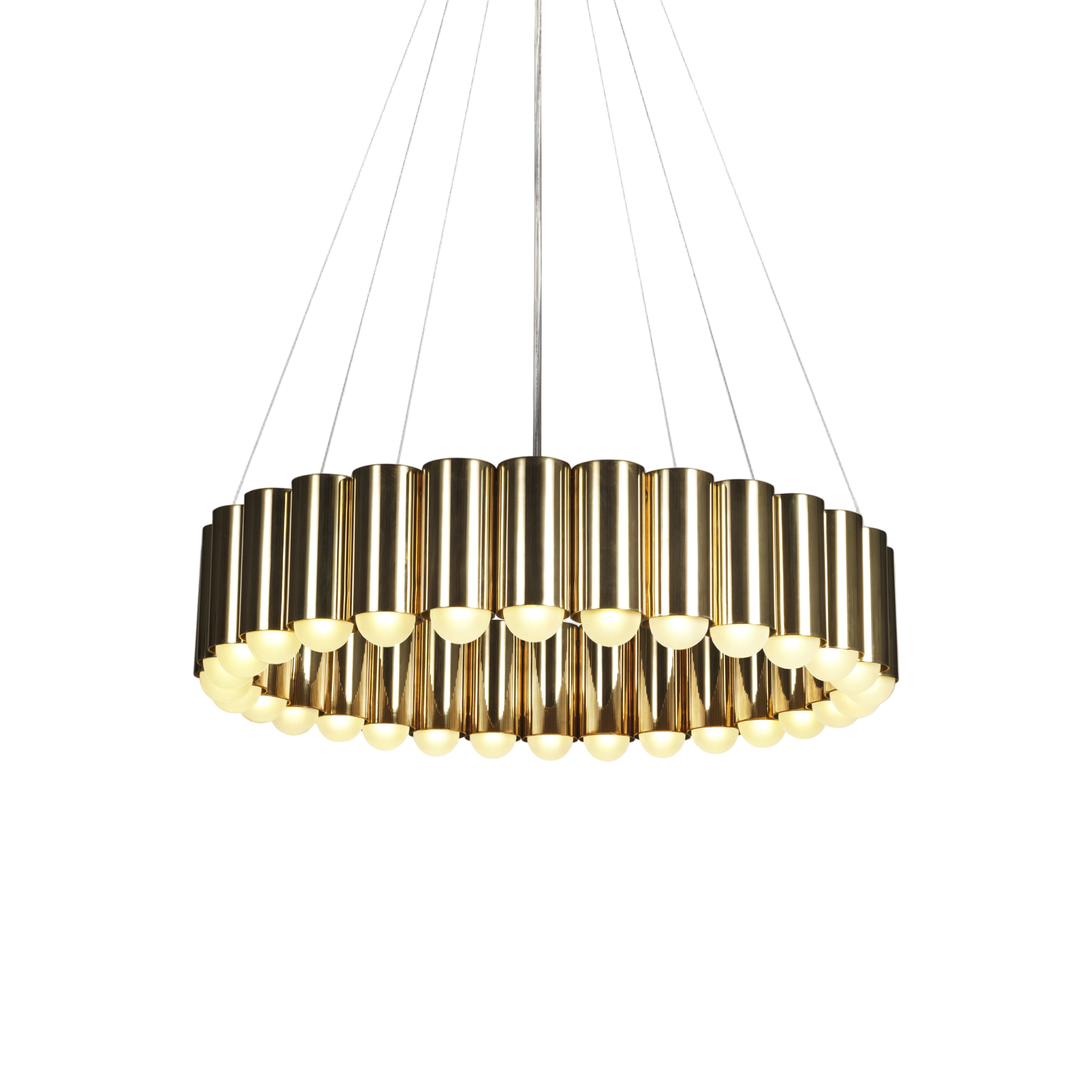 Lampa wisząca CAROUSEL mosiężny