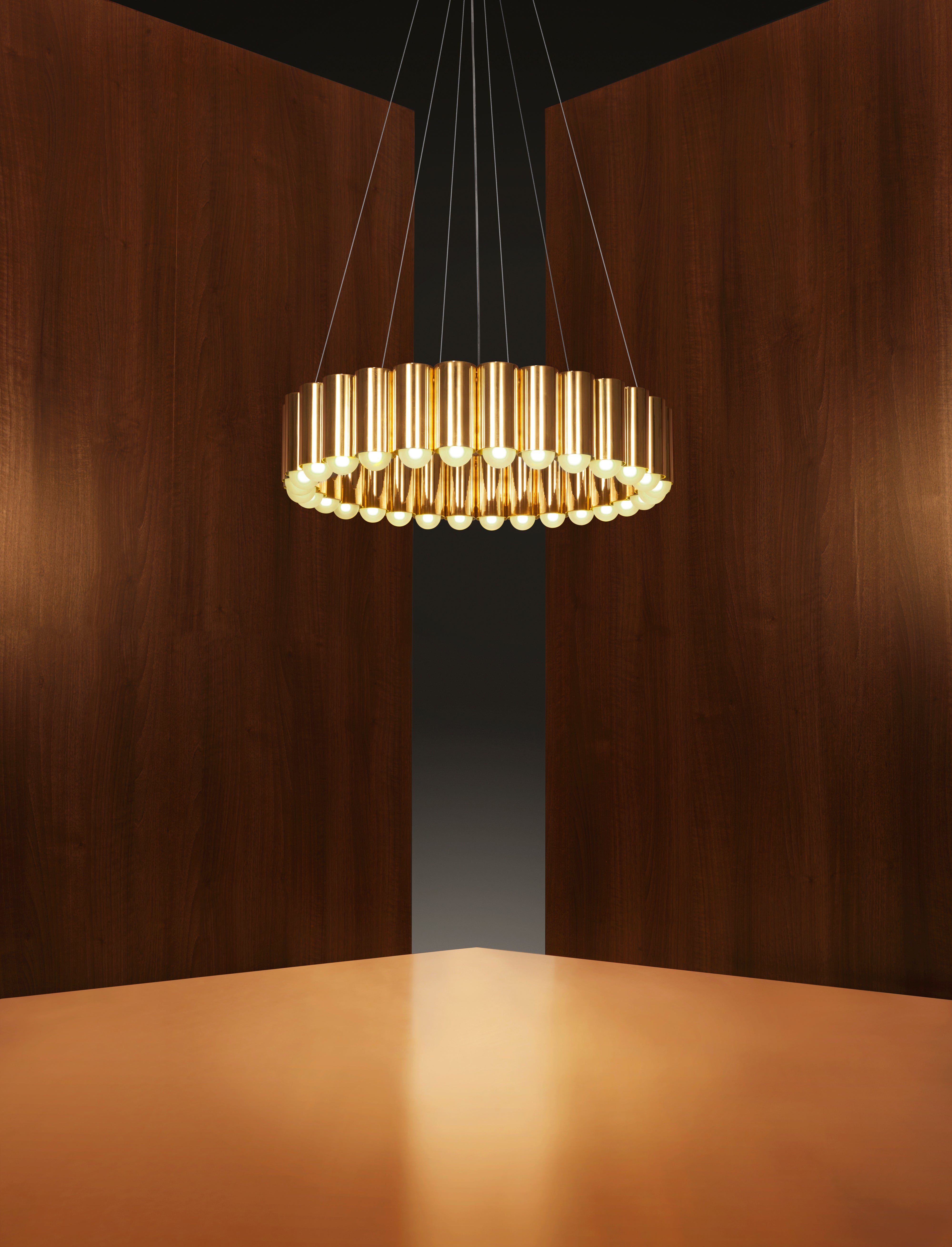 Lampa wisząca CAROUSEL mosiężny