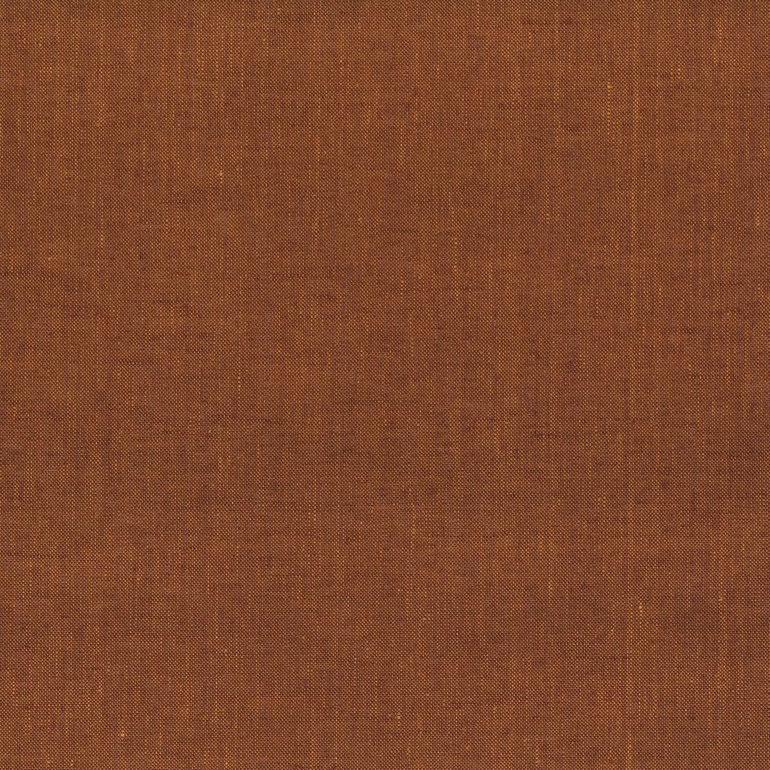 Linen textile wallpaper LINORA - TERRE DE SIENNE terracotta