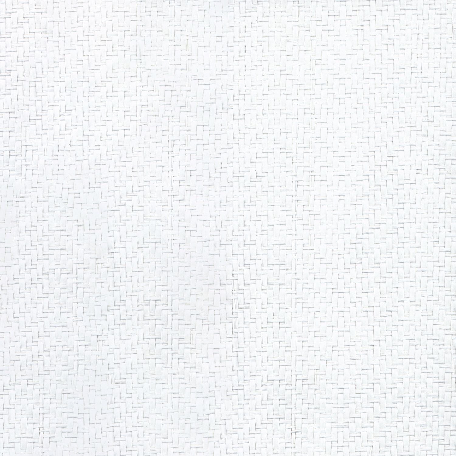 Structural paper wallpaper imitating raffia KASANE - BLACK white