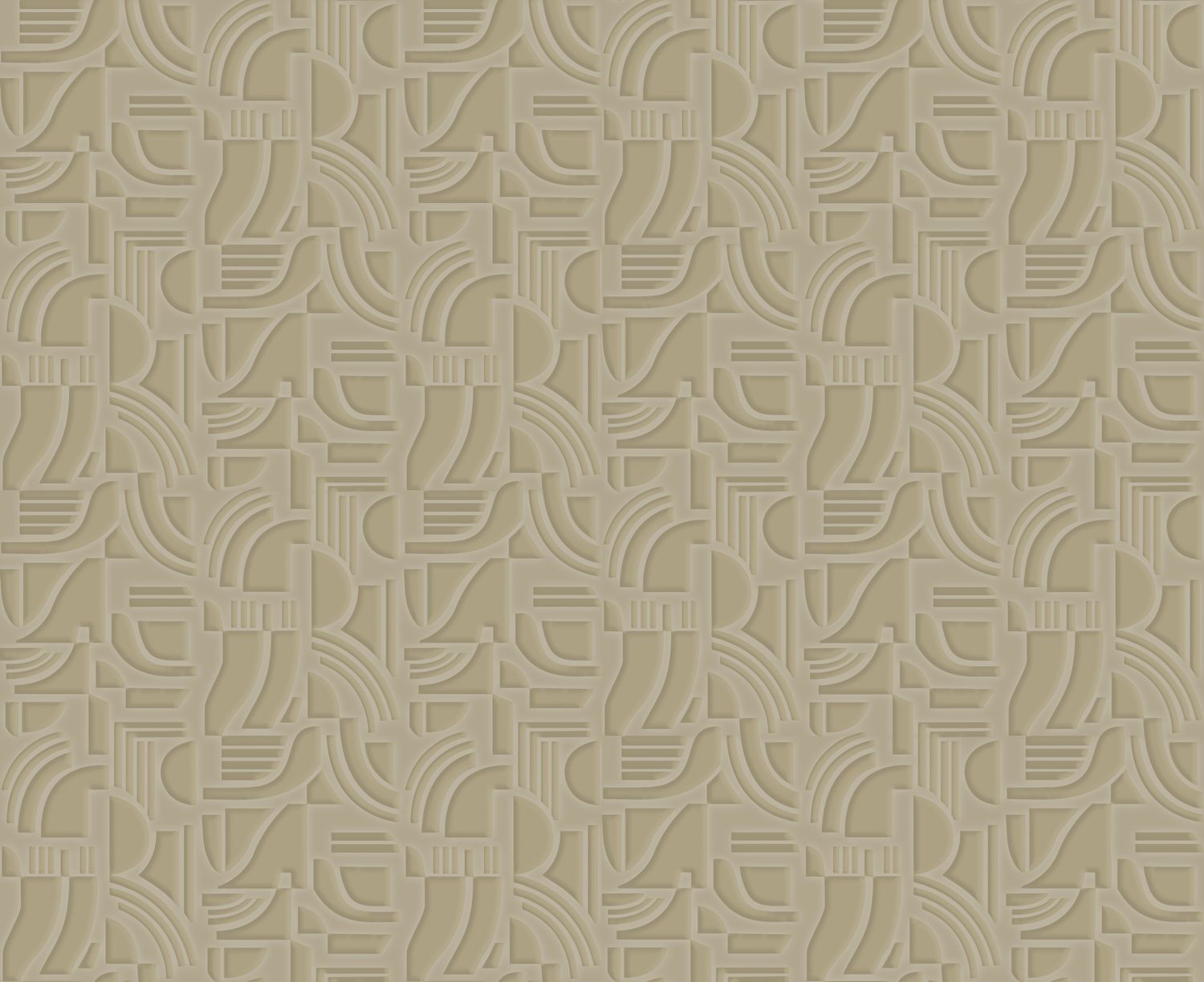 Tapeta tekstylna strukturalna z geometrycznym wzorem ARCANE - BEIGE beżowy