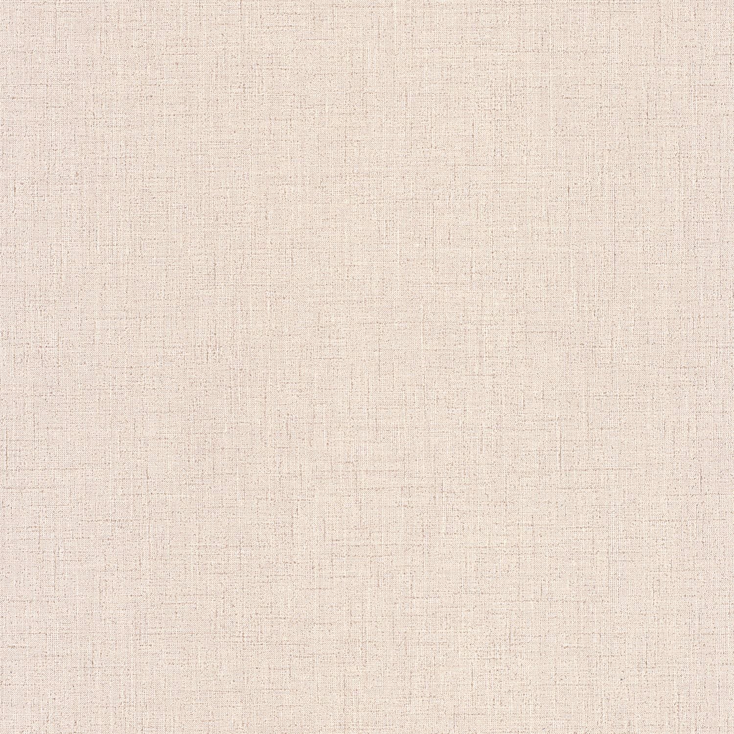 Strukturtapete, die leinenähnliches Gewebe imitiert ANKAA - POUDRÉ pudriger Rosa