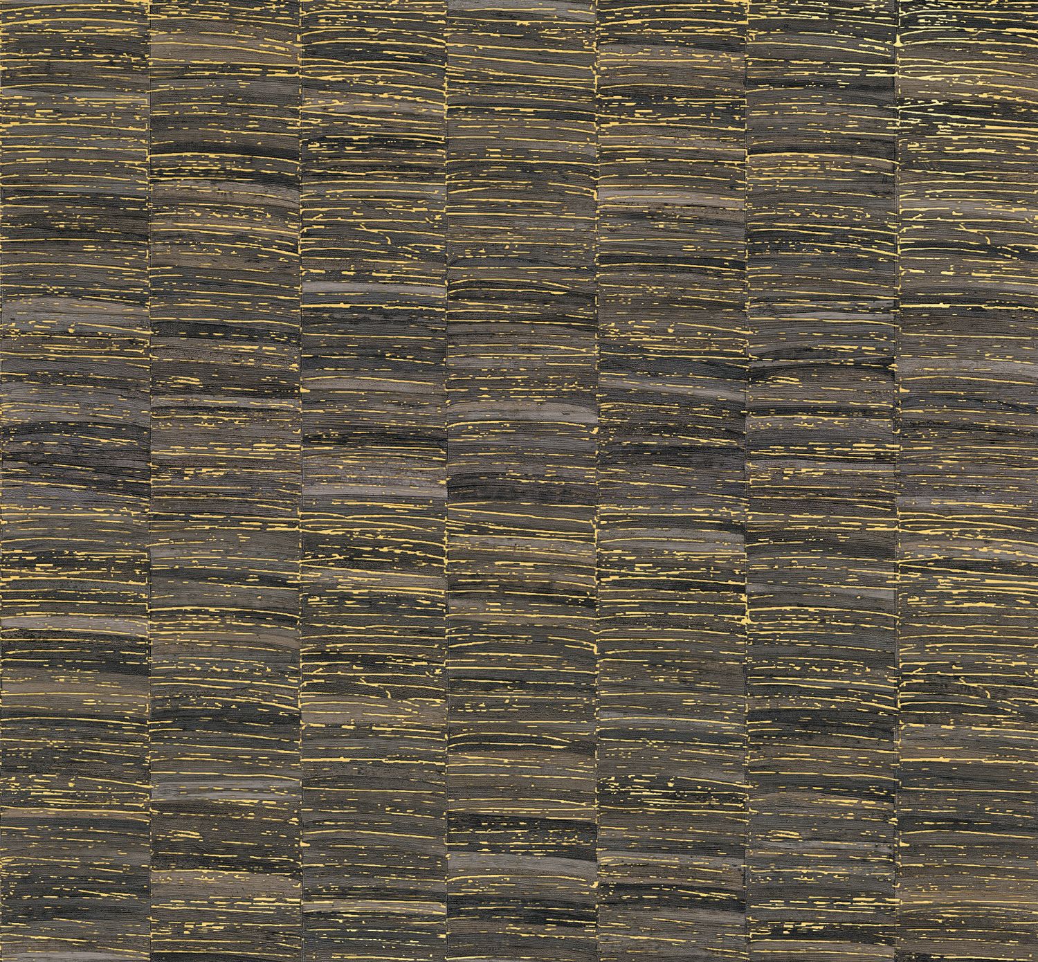 Vinyl wallpaper on non-woven backing, metallic LIRIO - ANTHRACITE/GOLD anthracite with gold
