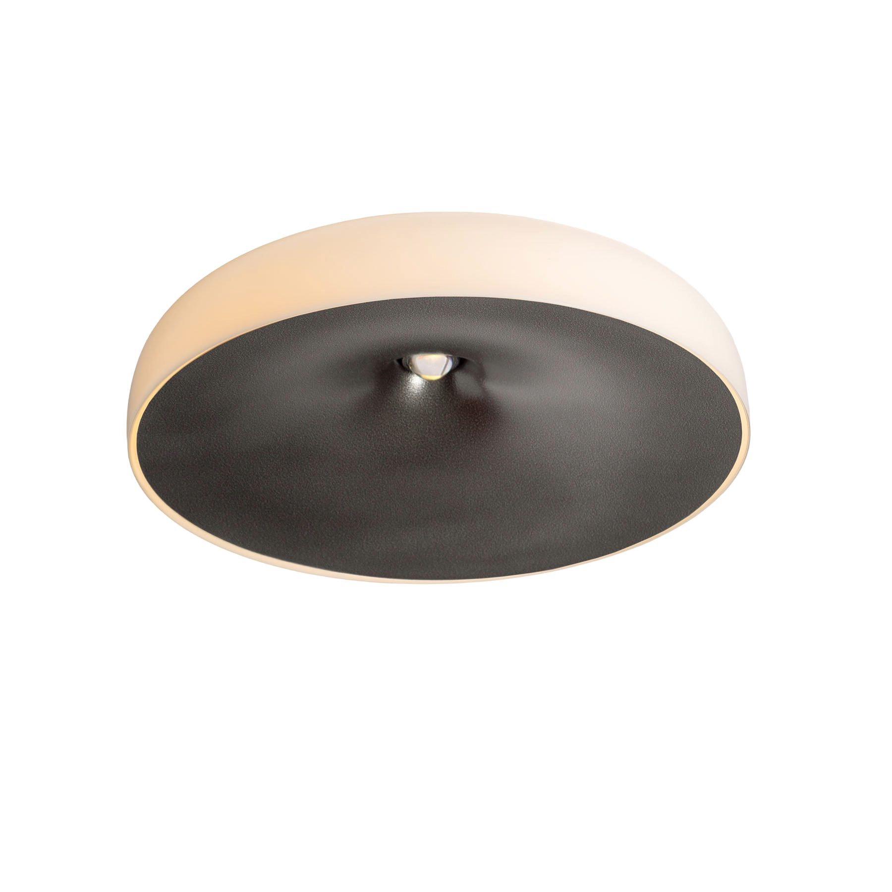 Deckenlampe CHET-B, hammerschlaggrau mit Weiß