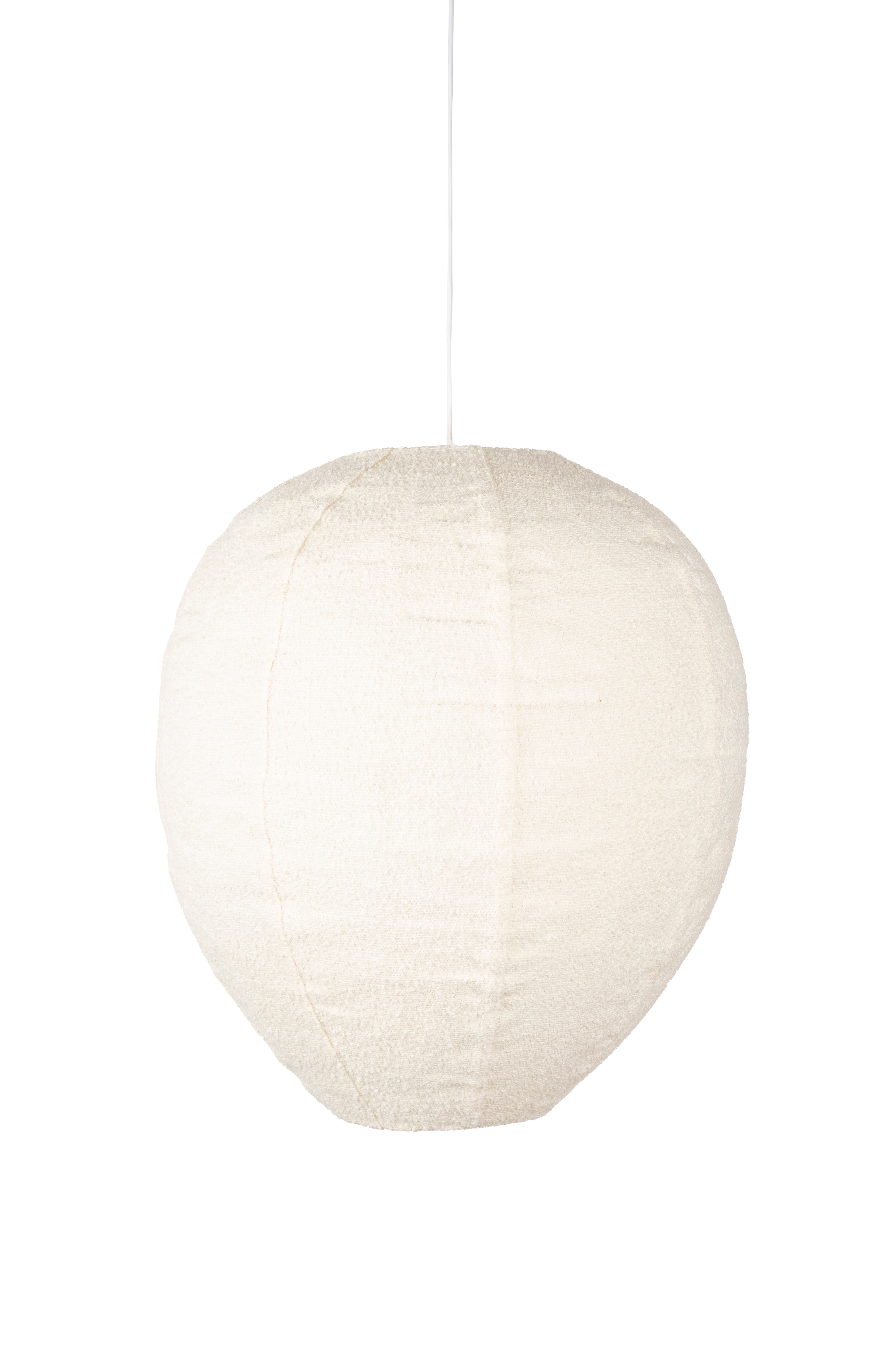 Lampa wisząca COCOON kremowy bouclé