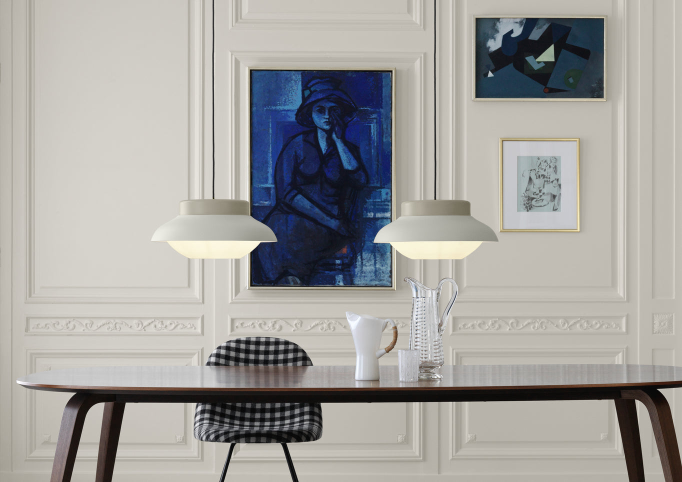 GUBI Table Black Ash Wood