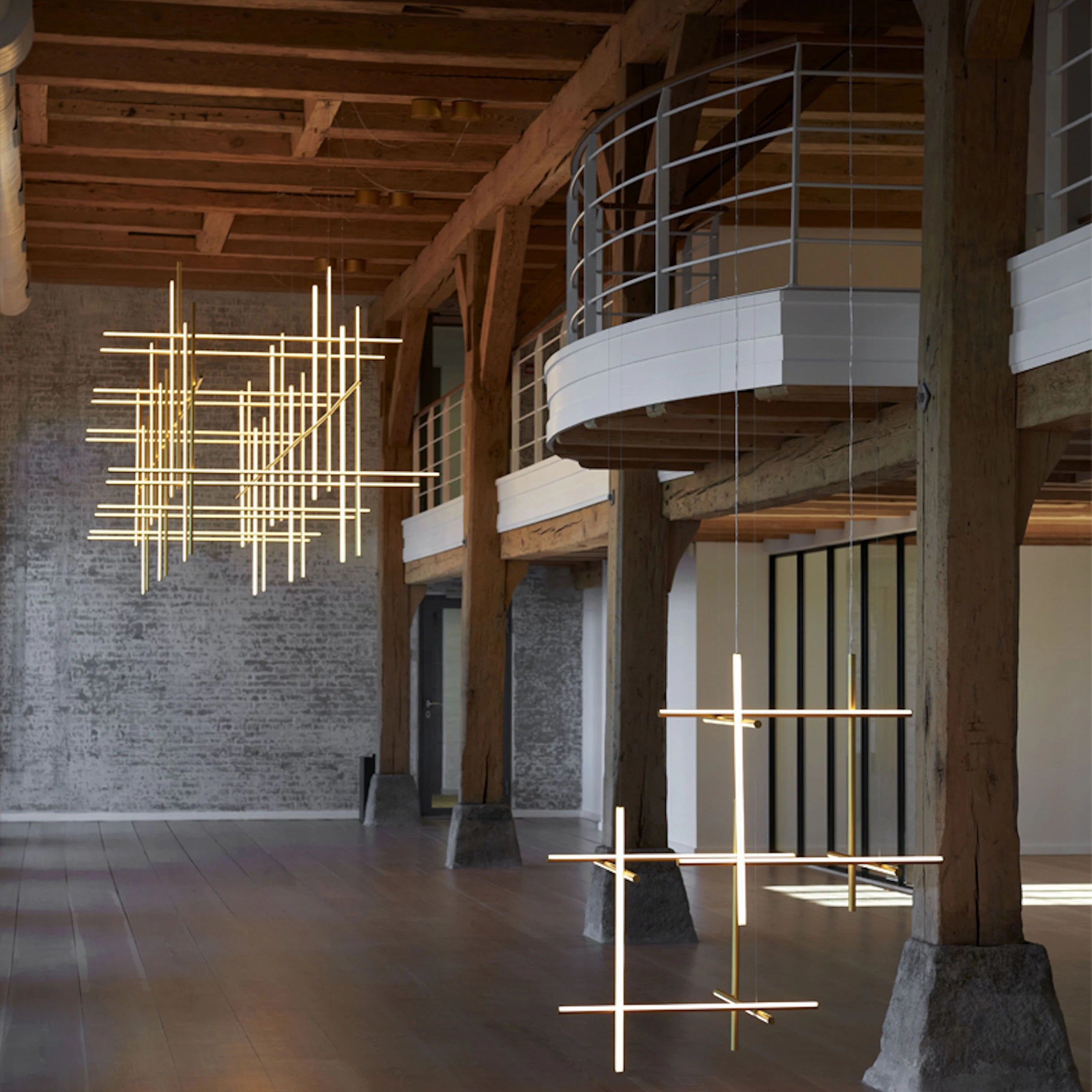 Lampa wisząca COORDINATES 3 CL III szampański