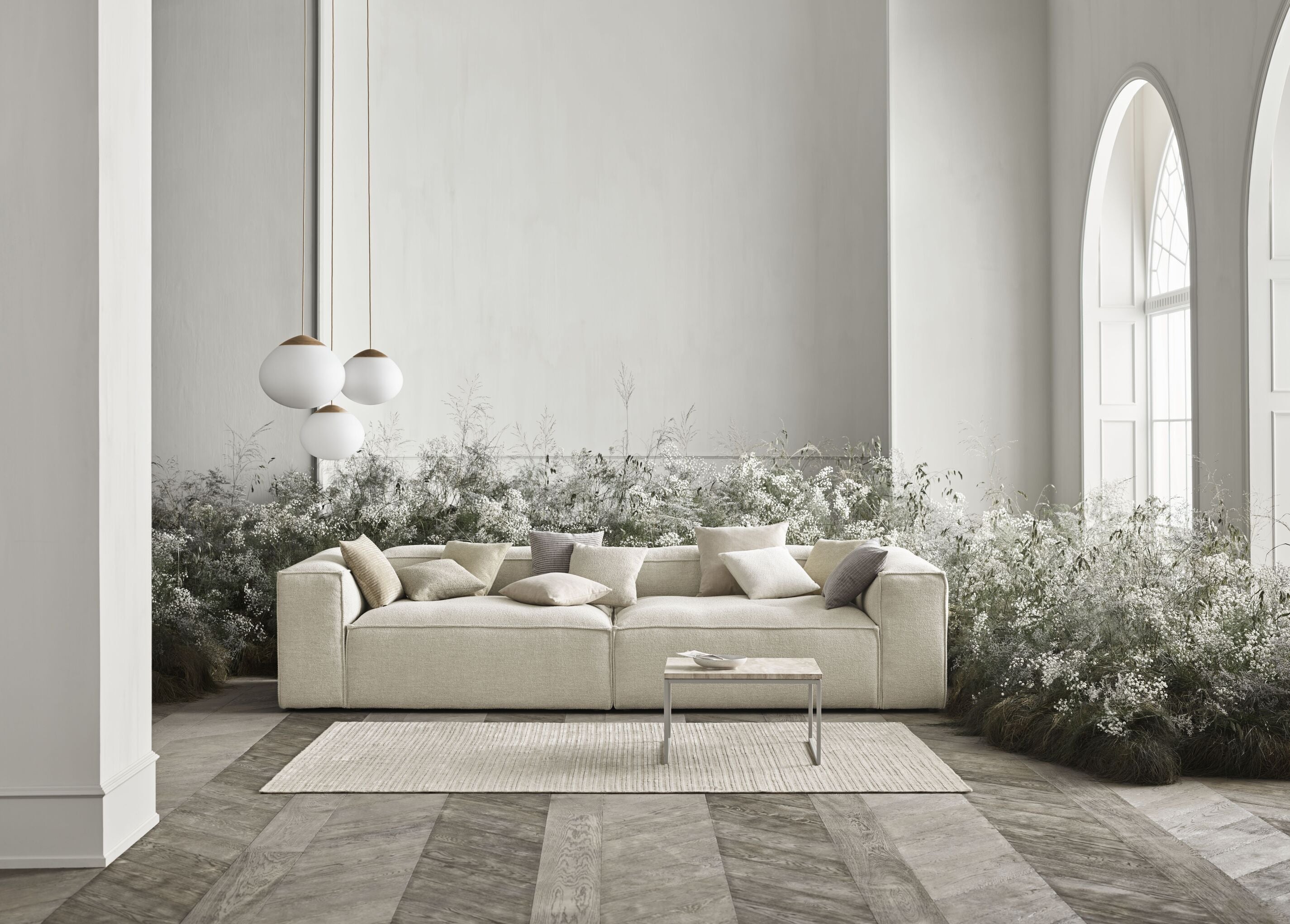Sofa rozkładana COSIMA BED tapicerowany
