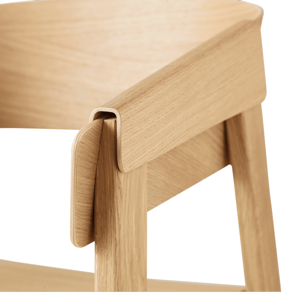 COVER Armchair with Oak Veneer