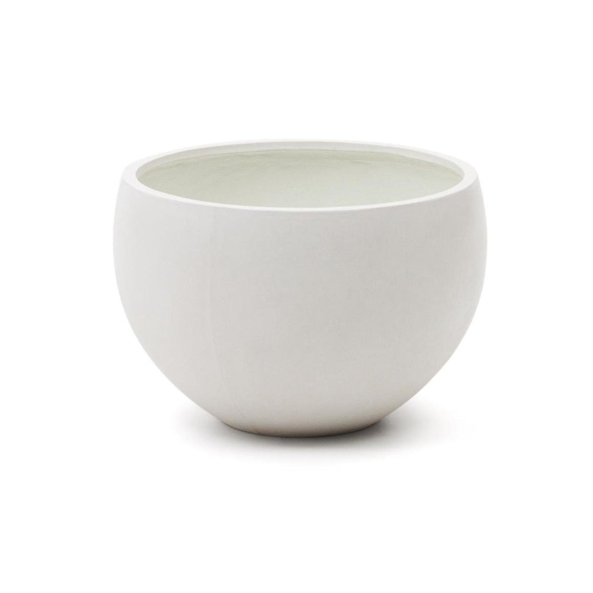 Doniczka GRAU biały cement La Forma    Eye on Design