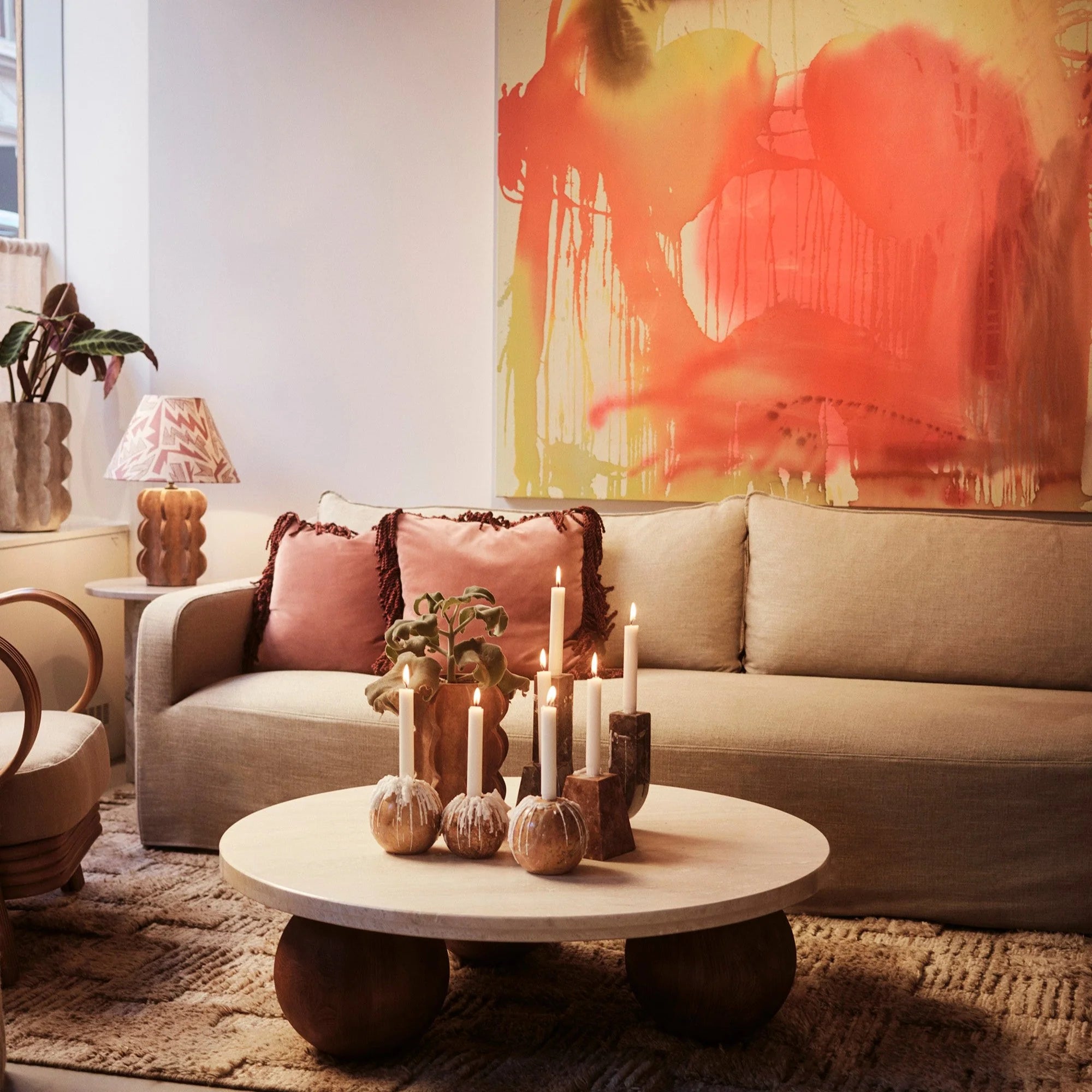 DOLORES Beige Sofa