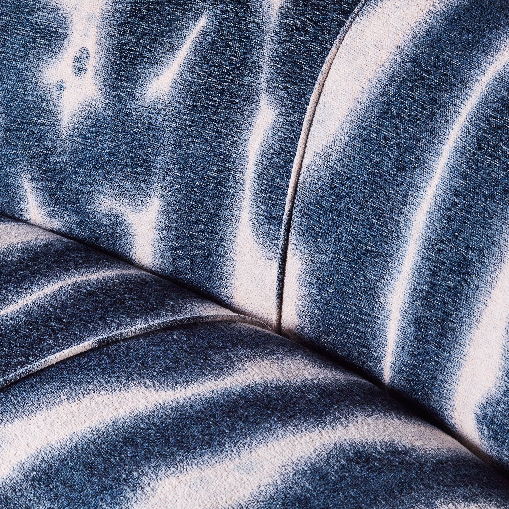 Sofa PARIS blauer Chenille