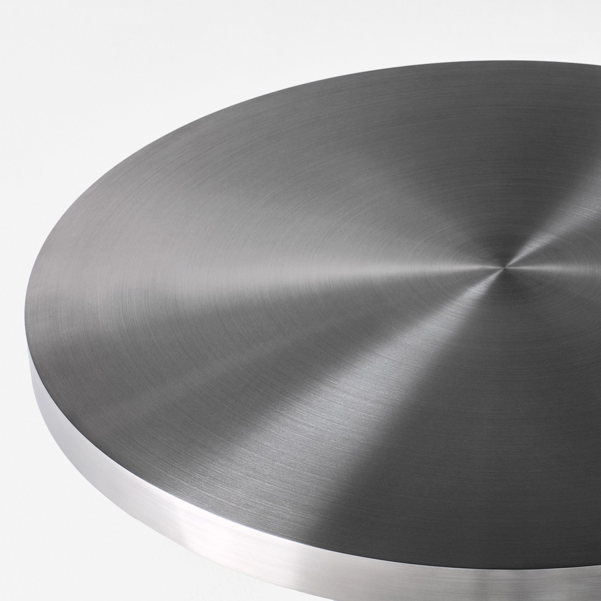 Stół okrągły CUFFLINK stal polerowana