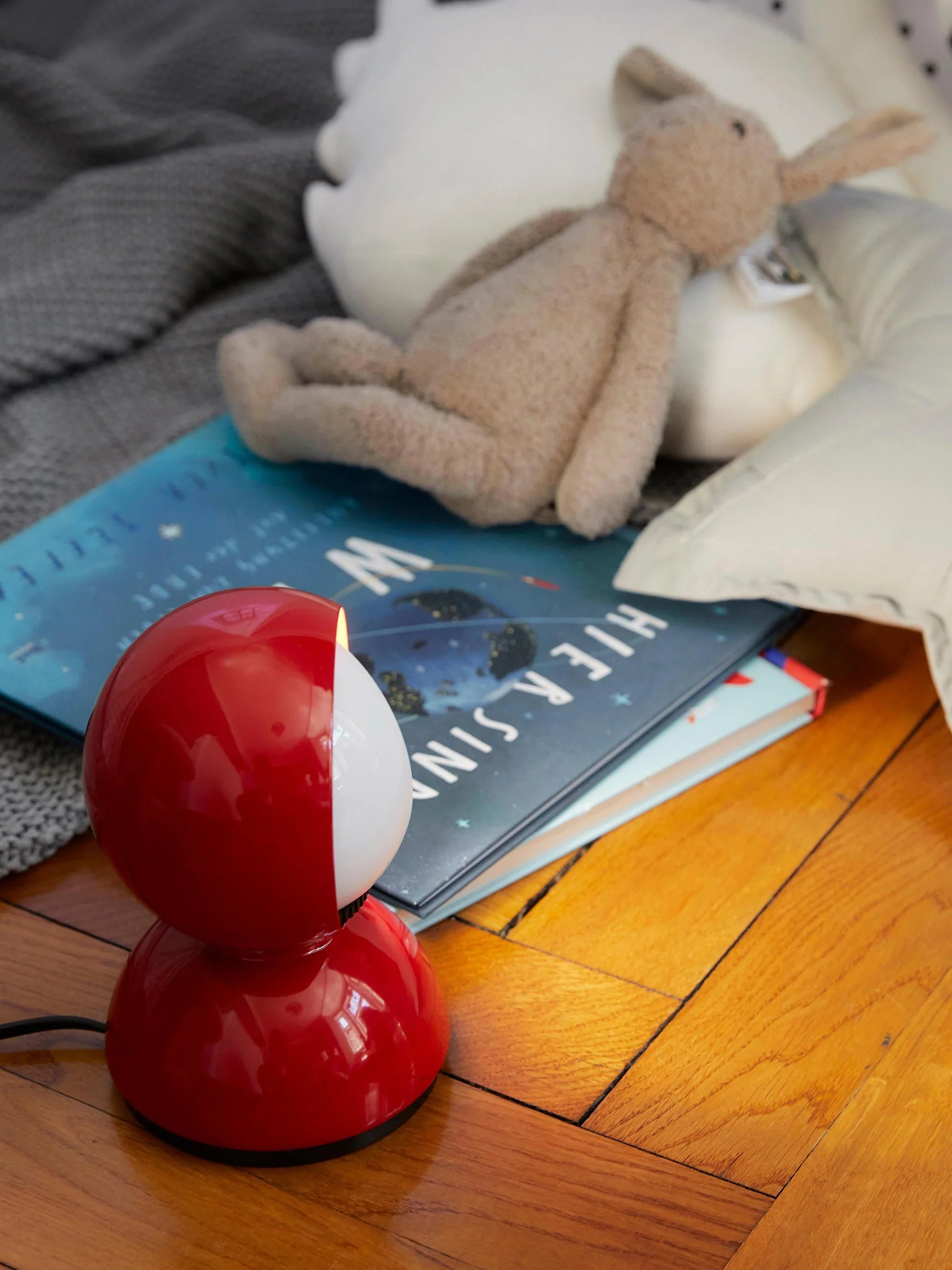 Tischlampe ECLISSE rot