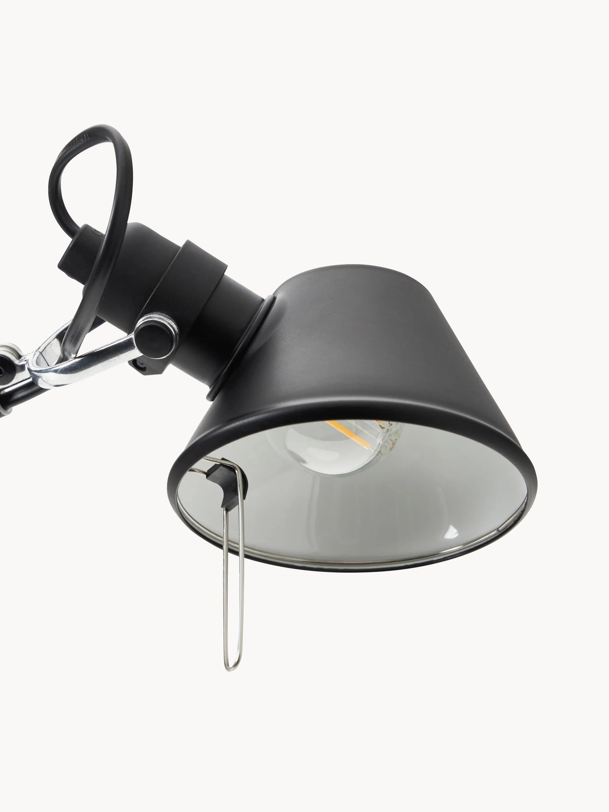 Lampa biurkowa regulowana TOLOMEO MICRO matowy czarny