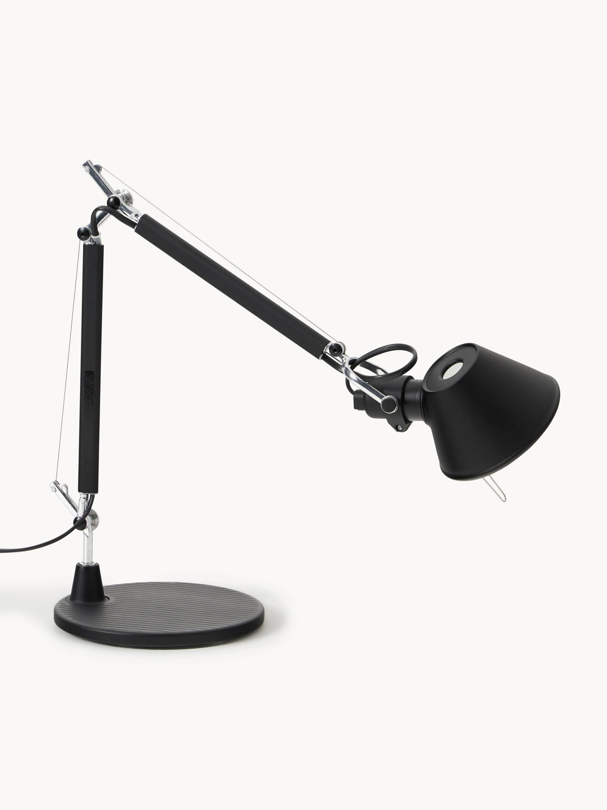 Lampa biurkowa regulowana TOLOMEO MICRO matowy czarny