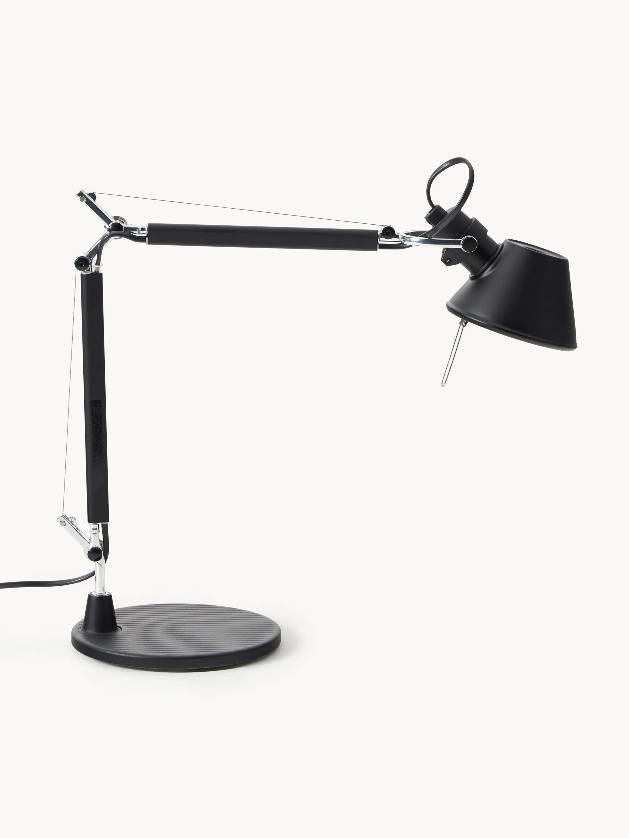Lampa biurkowa regulowana TOLOMEO MICRO matowy czarny