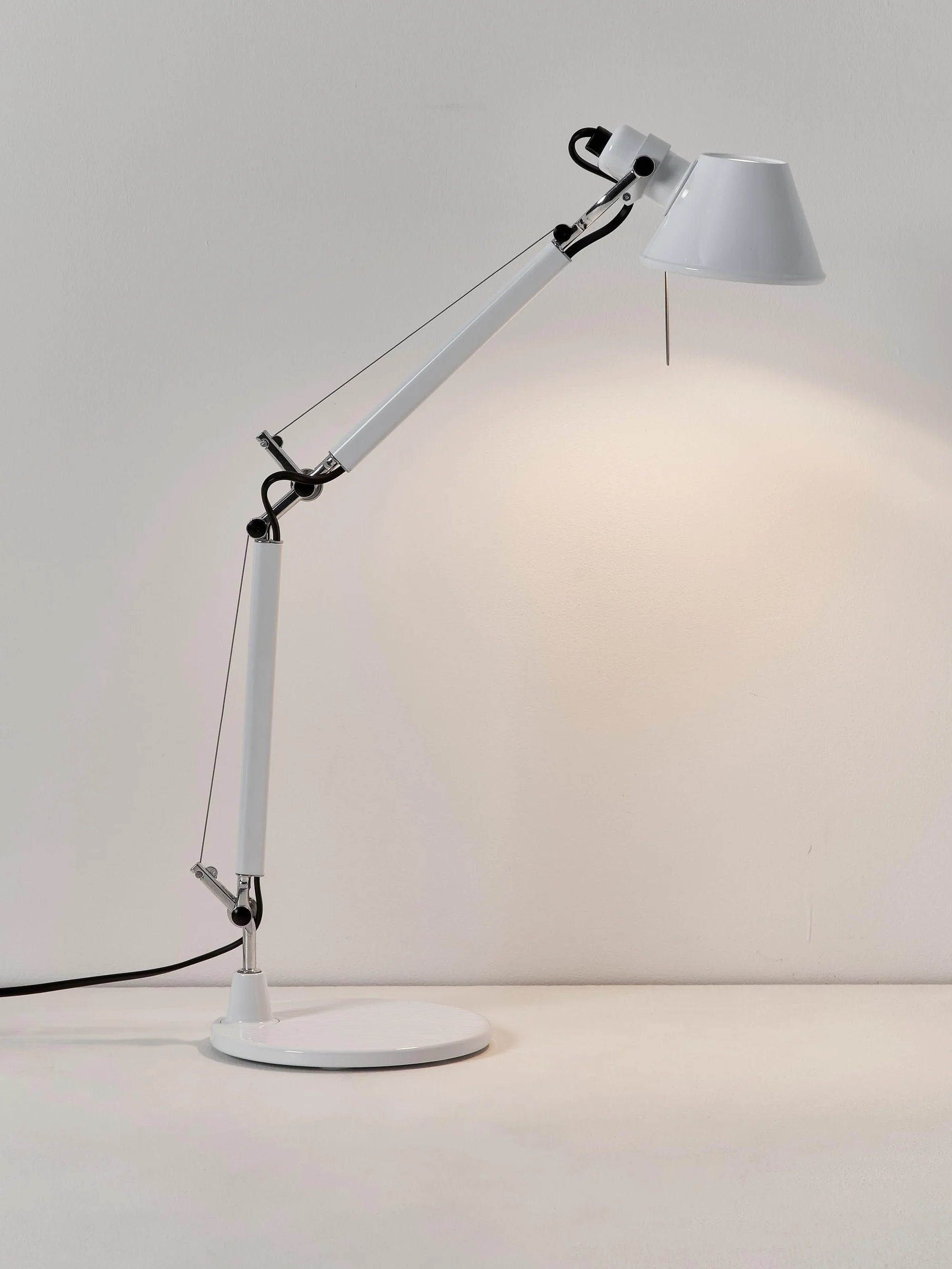 Lampa biurkowa regulowana TOLOMEO MICRO matowy biały