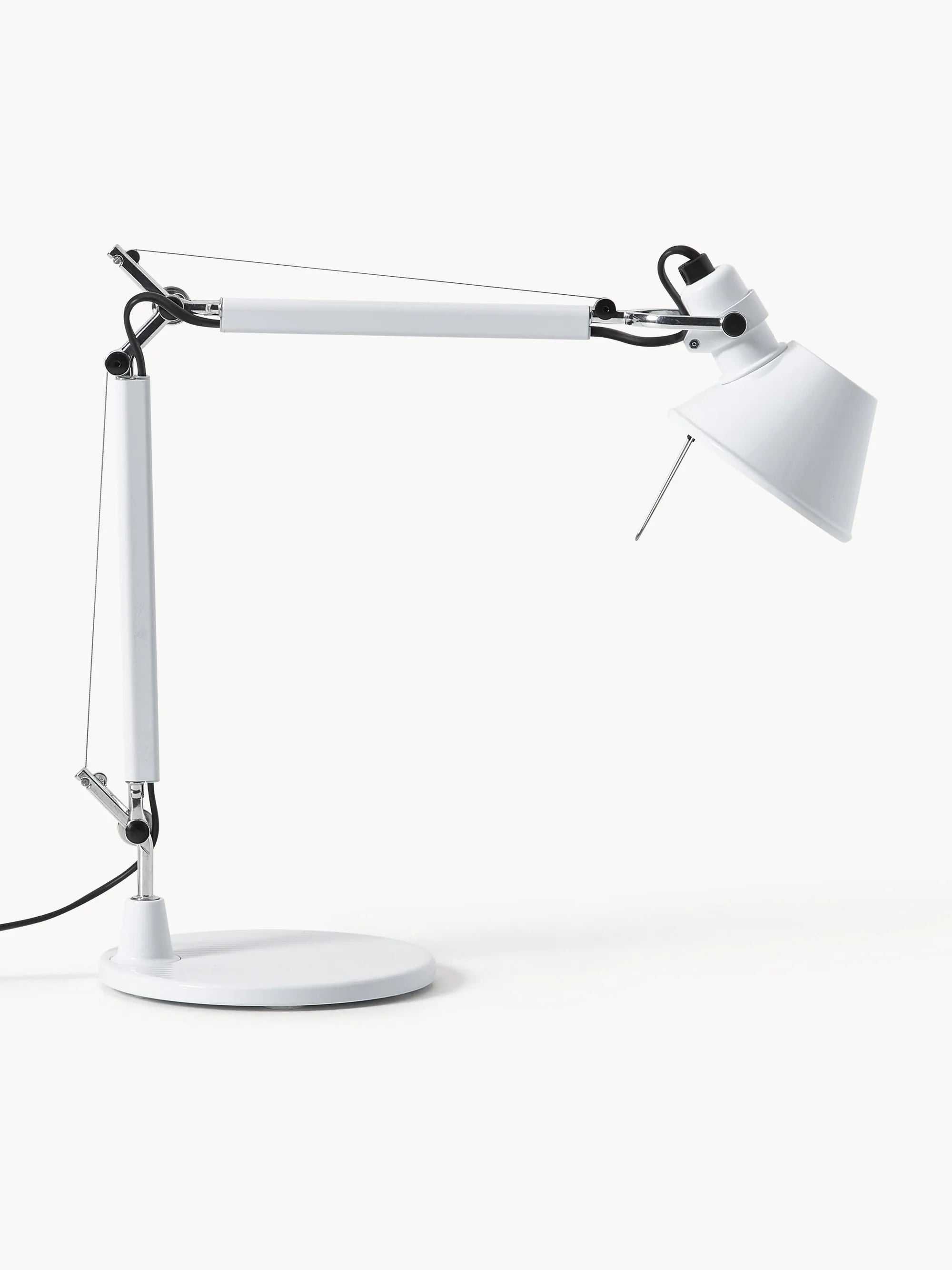 Lampa biurkowa regulowana TOLOMEO MICRO matowy biały