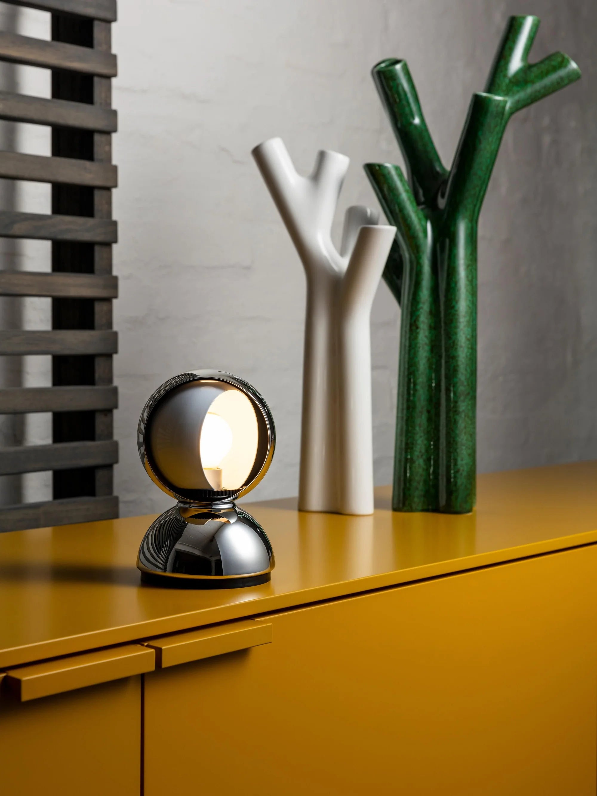 Tischlampe ECLISSE silber