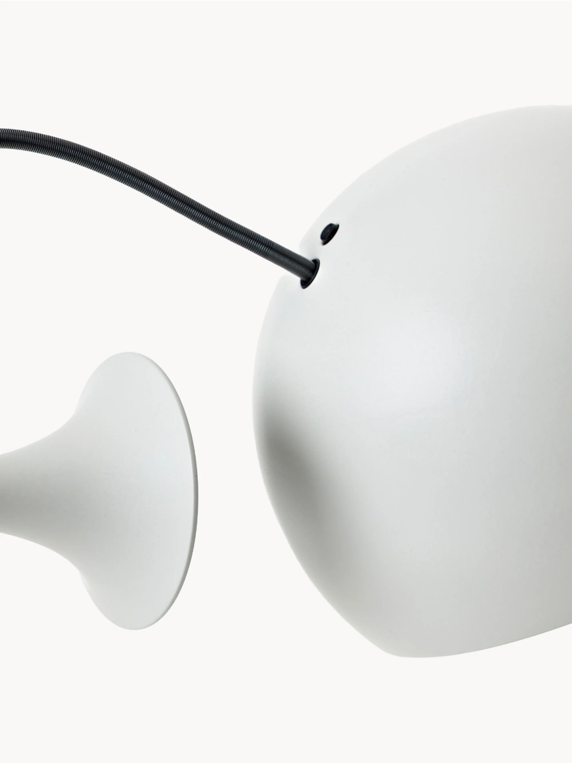 Leselampe IXA in Hellgrau