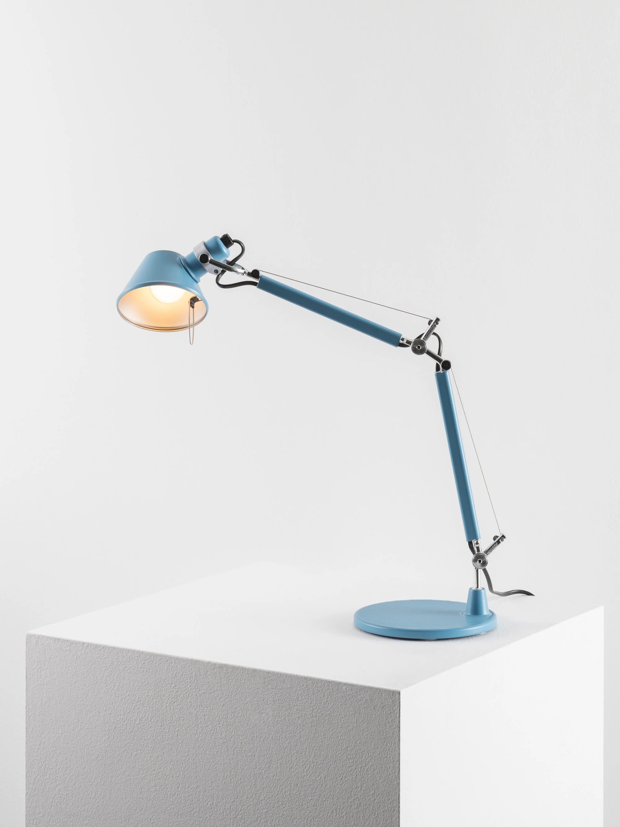 Adjustable Desk Lamp TOLOMEO MICRO COLOR MATTE Light Blue