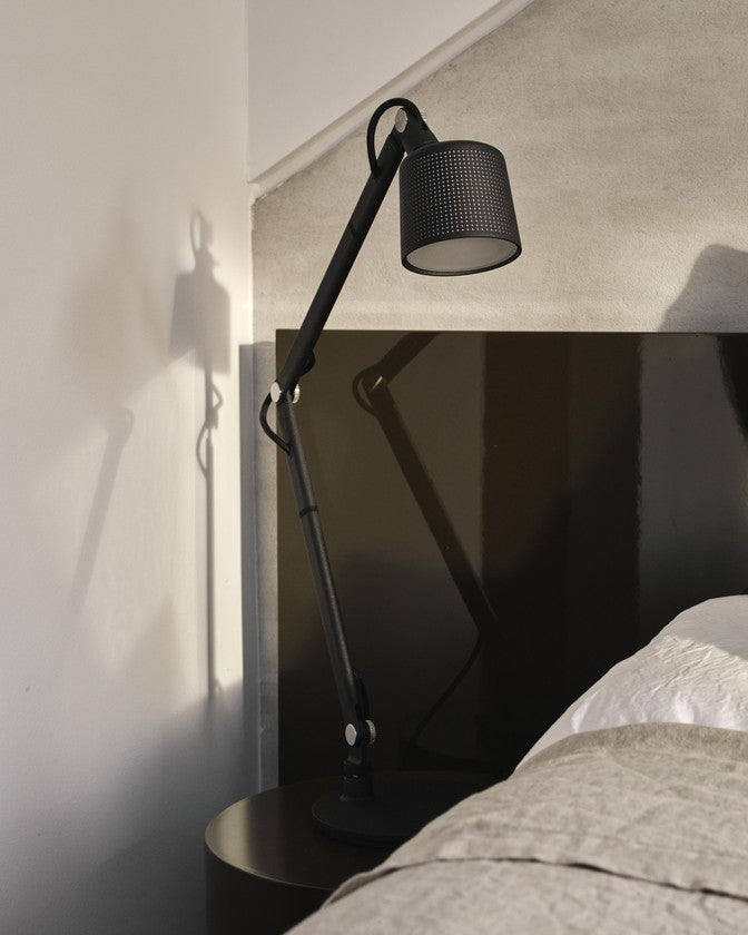 Lampa biurkowa 521 czarny metal