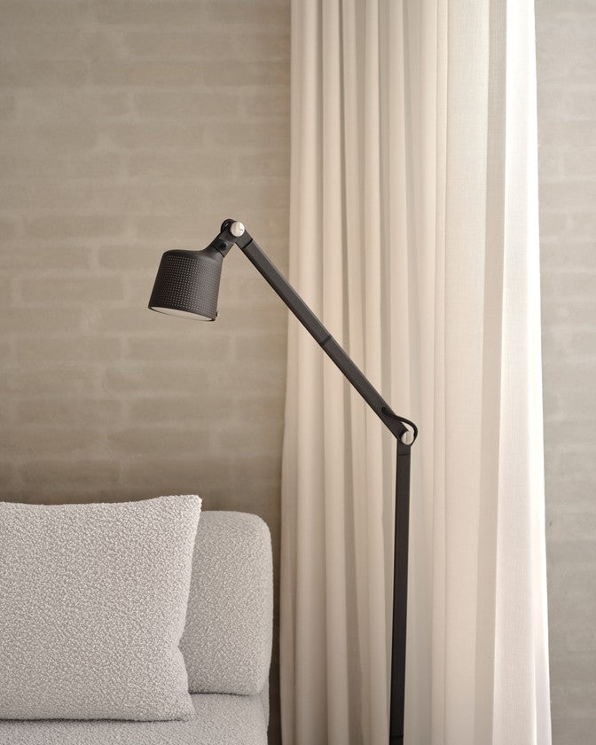 Stehlampe 525 schwarz Metall