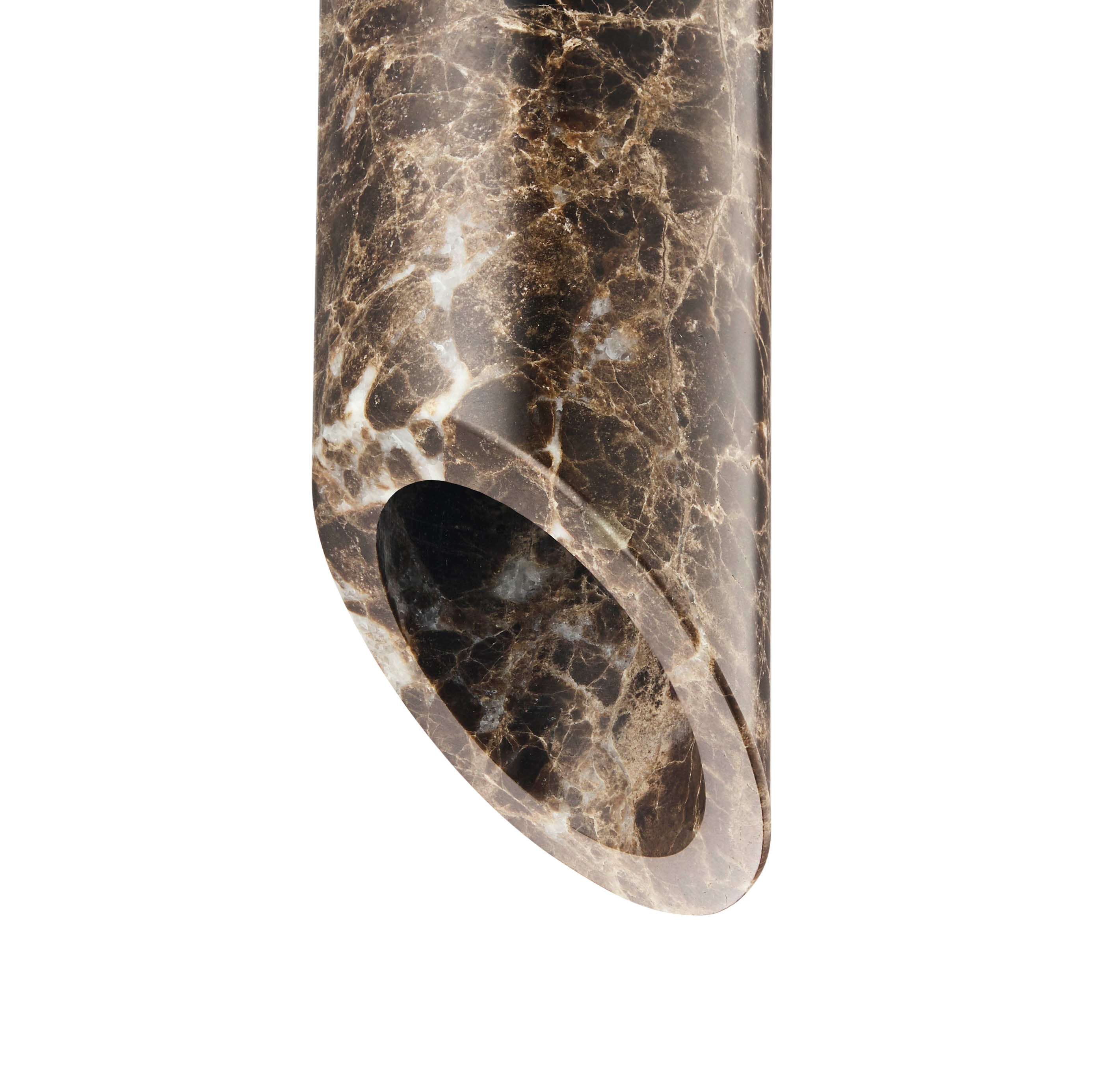 Lampa wisząca MARBLE ART brązowy marmur