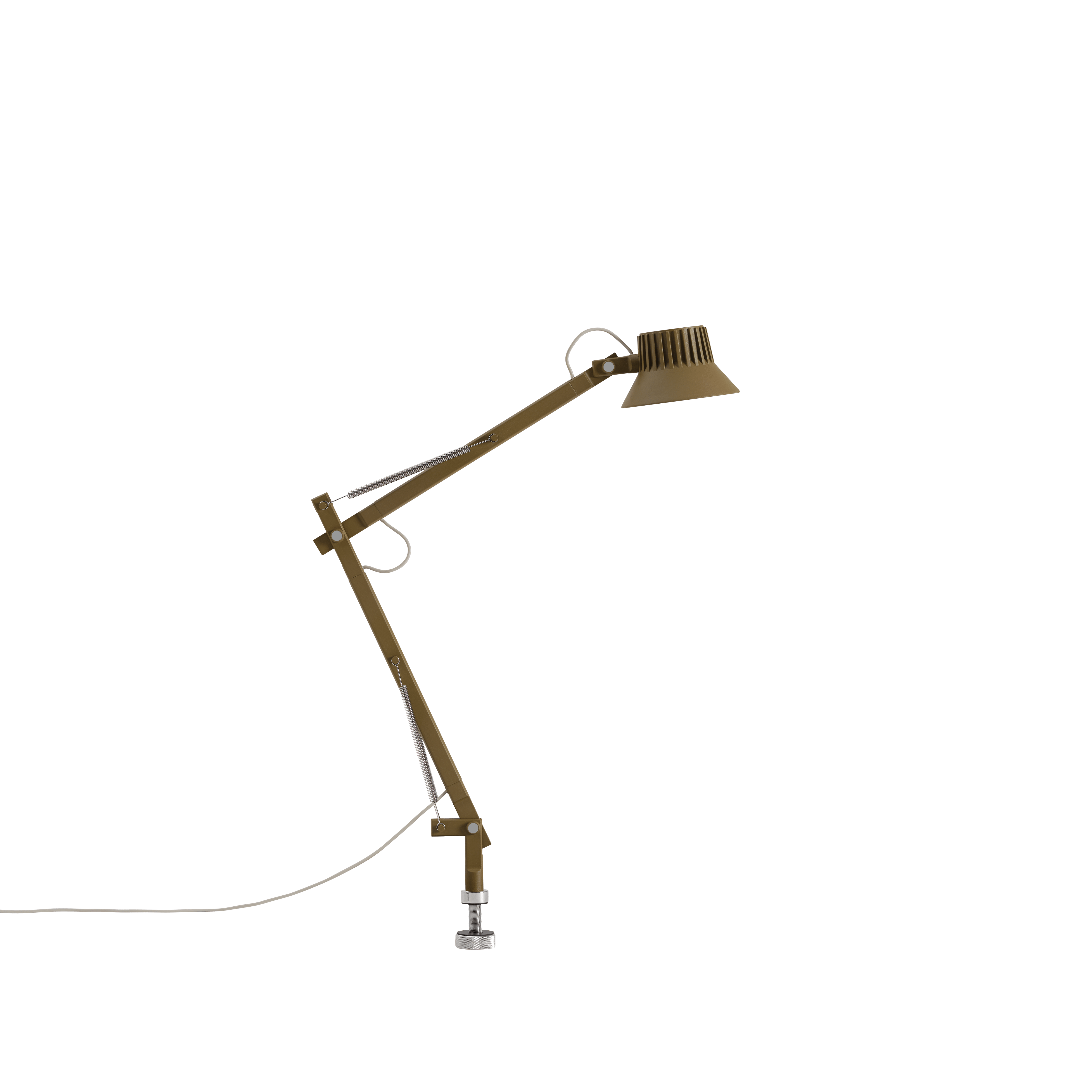 Lampa biurkowa regulowana DEDICATE brązowo-zielony