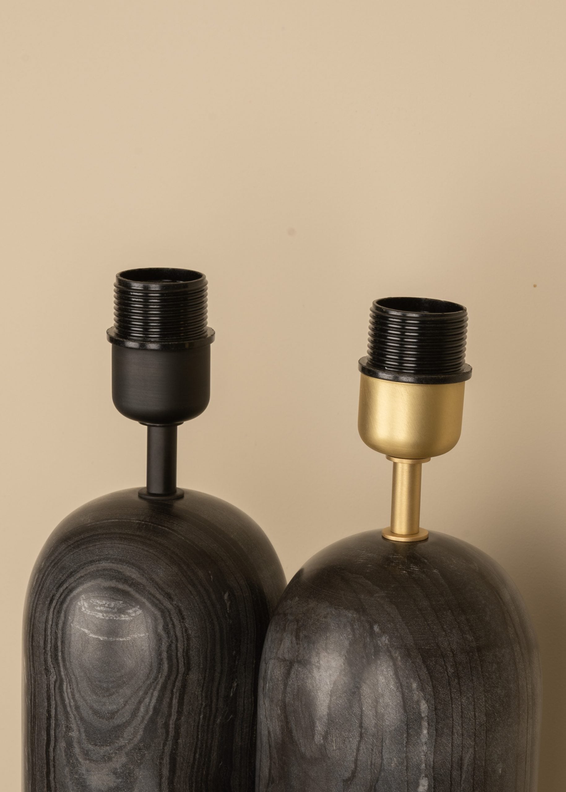 Lampa stołowa PURA KELO DOUBLE czarny marmur