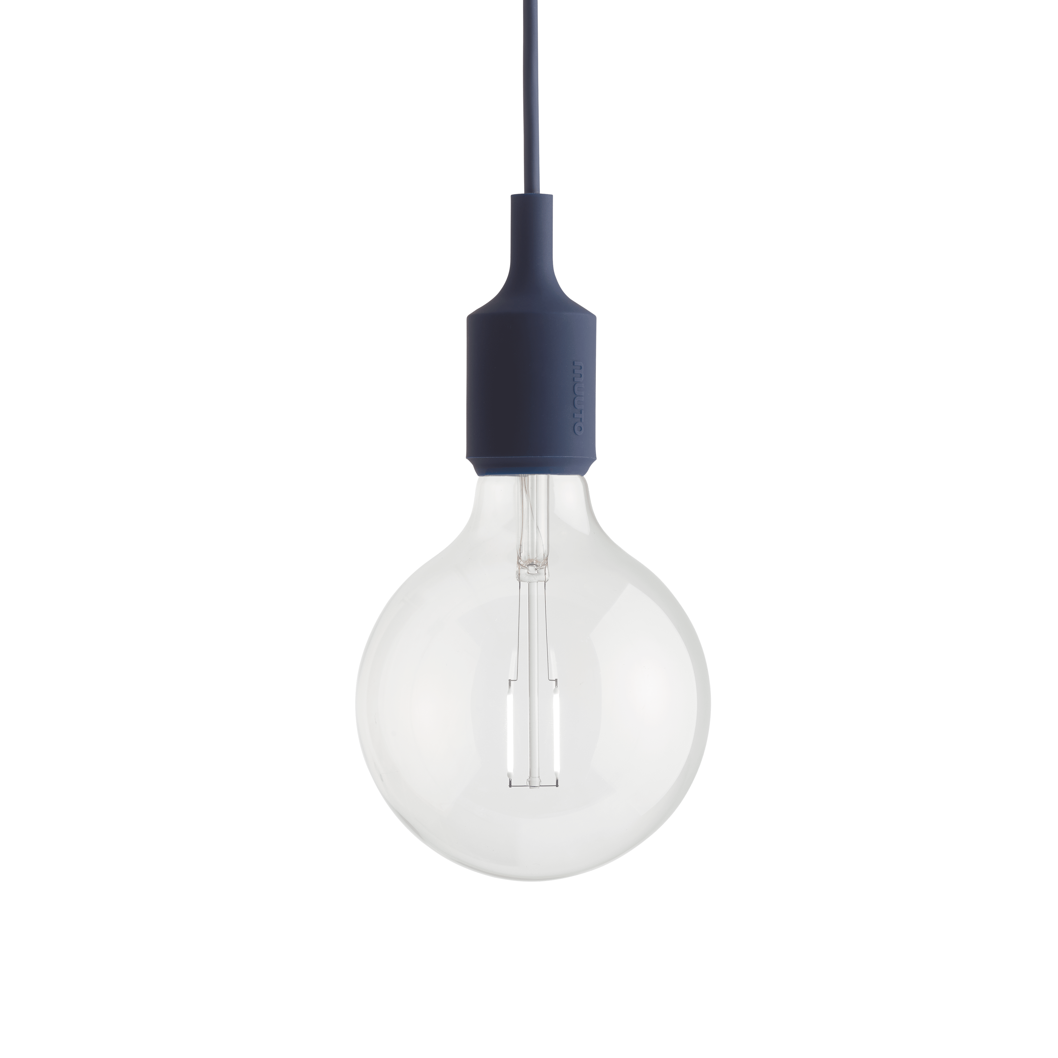 Lampa wisząca E27 granatowy