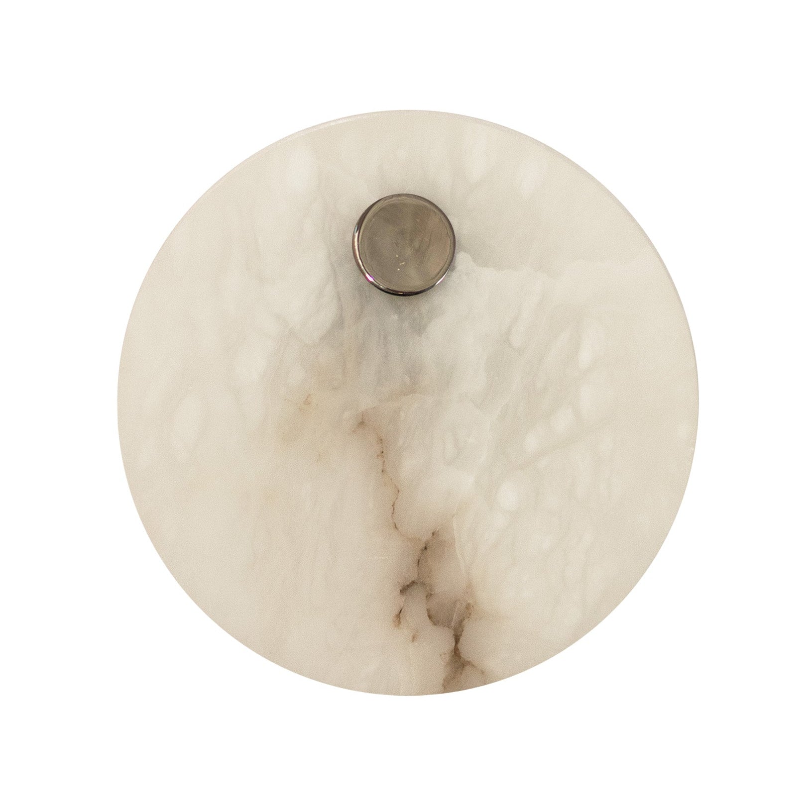Alabaster wall lamp EOS nickel [Julia]