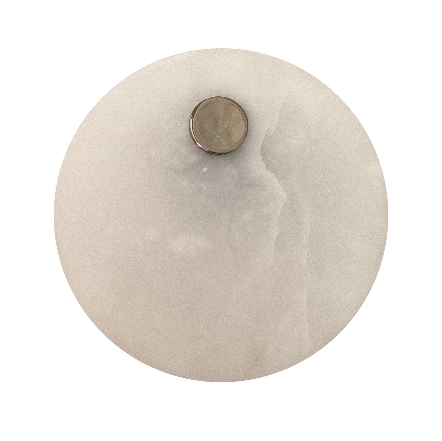 Alabaster wall lamp EOS nickel [Julia]