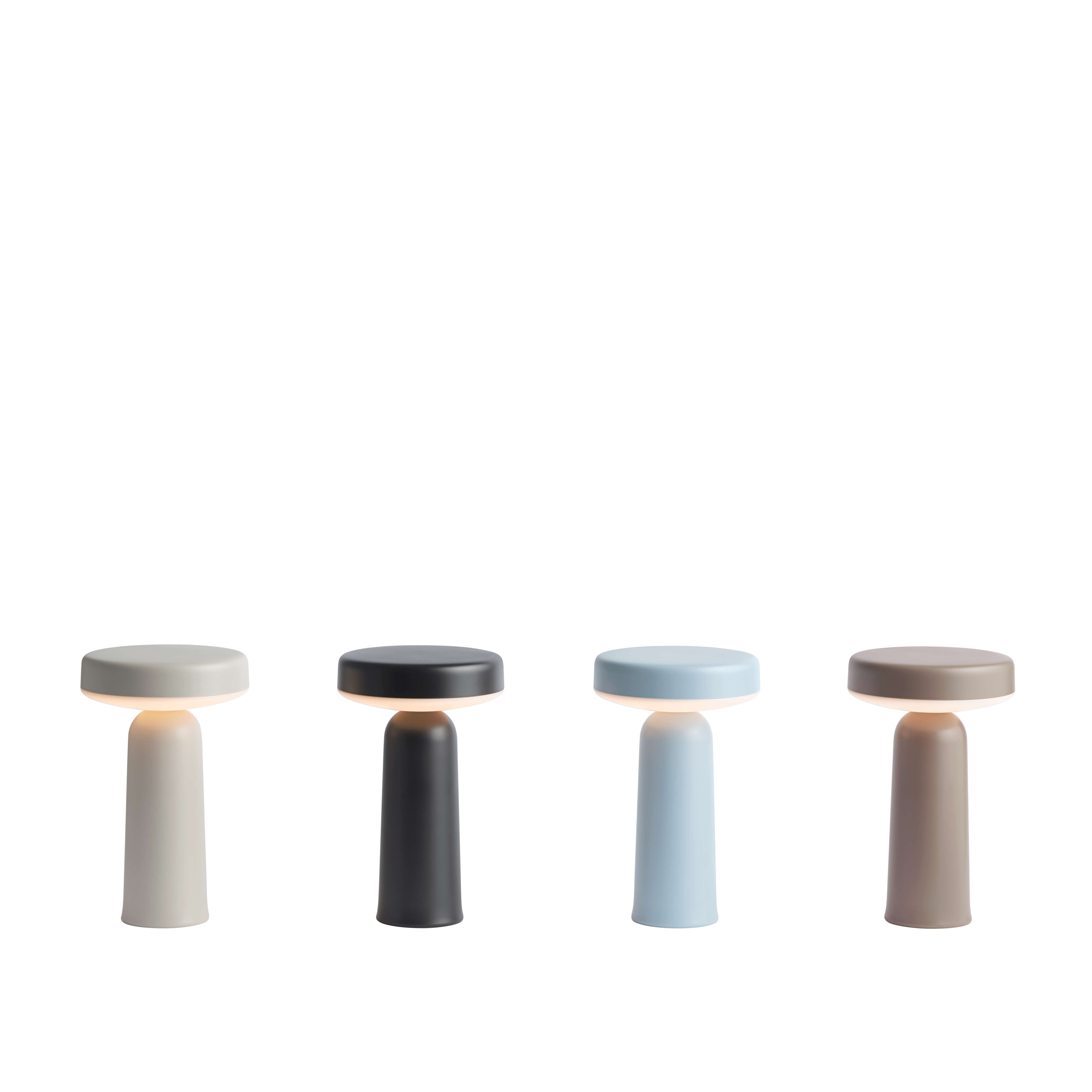 Portable outdoor lamp EASE taupe