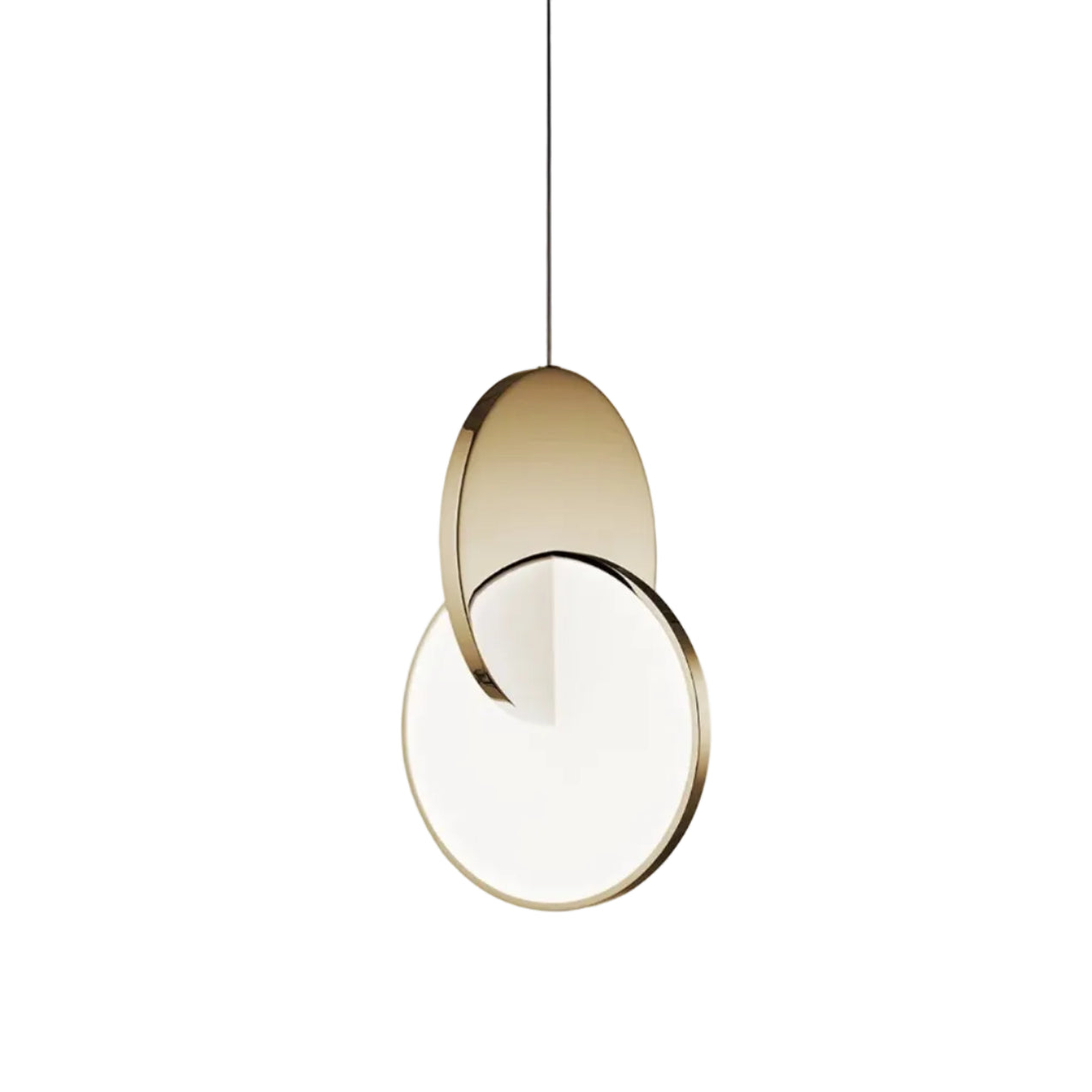 Lampa wisząca ECLIPSE mosiężny