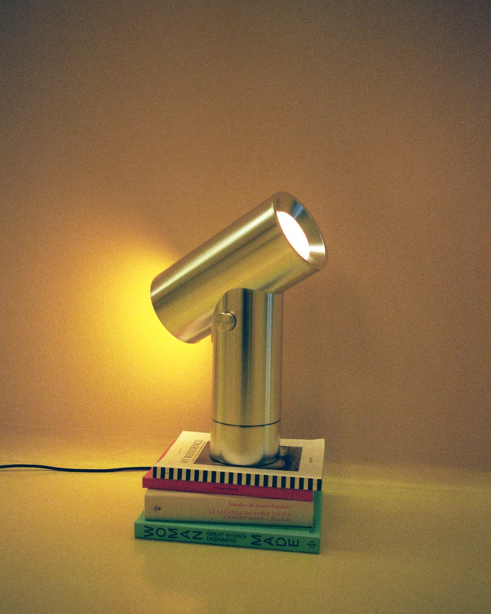 Lampa stołowa BEAM polerowane aluminium