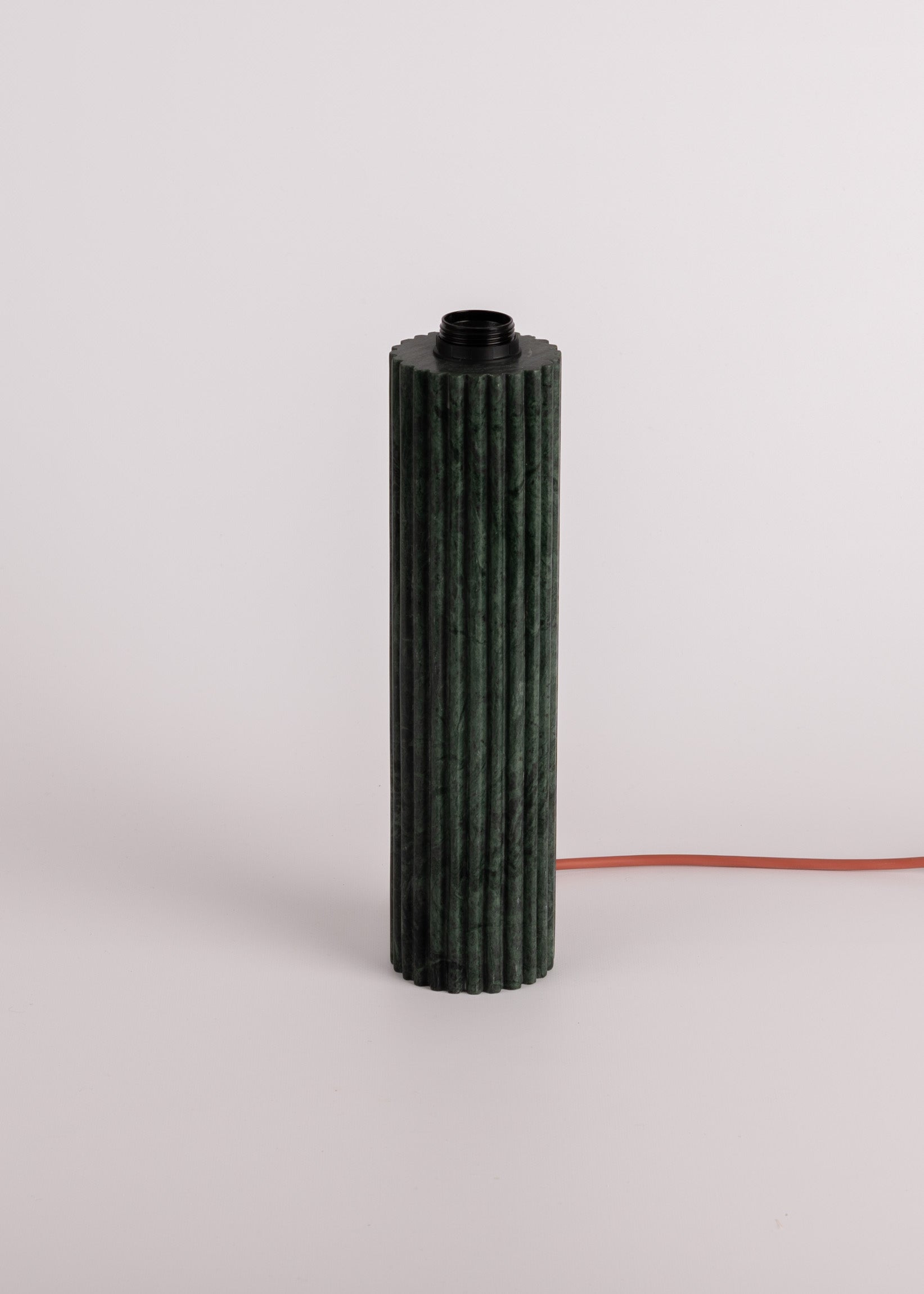 Table lamp FLUTA green marble