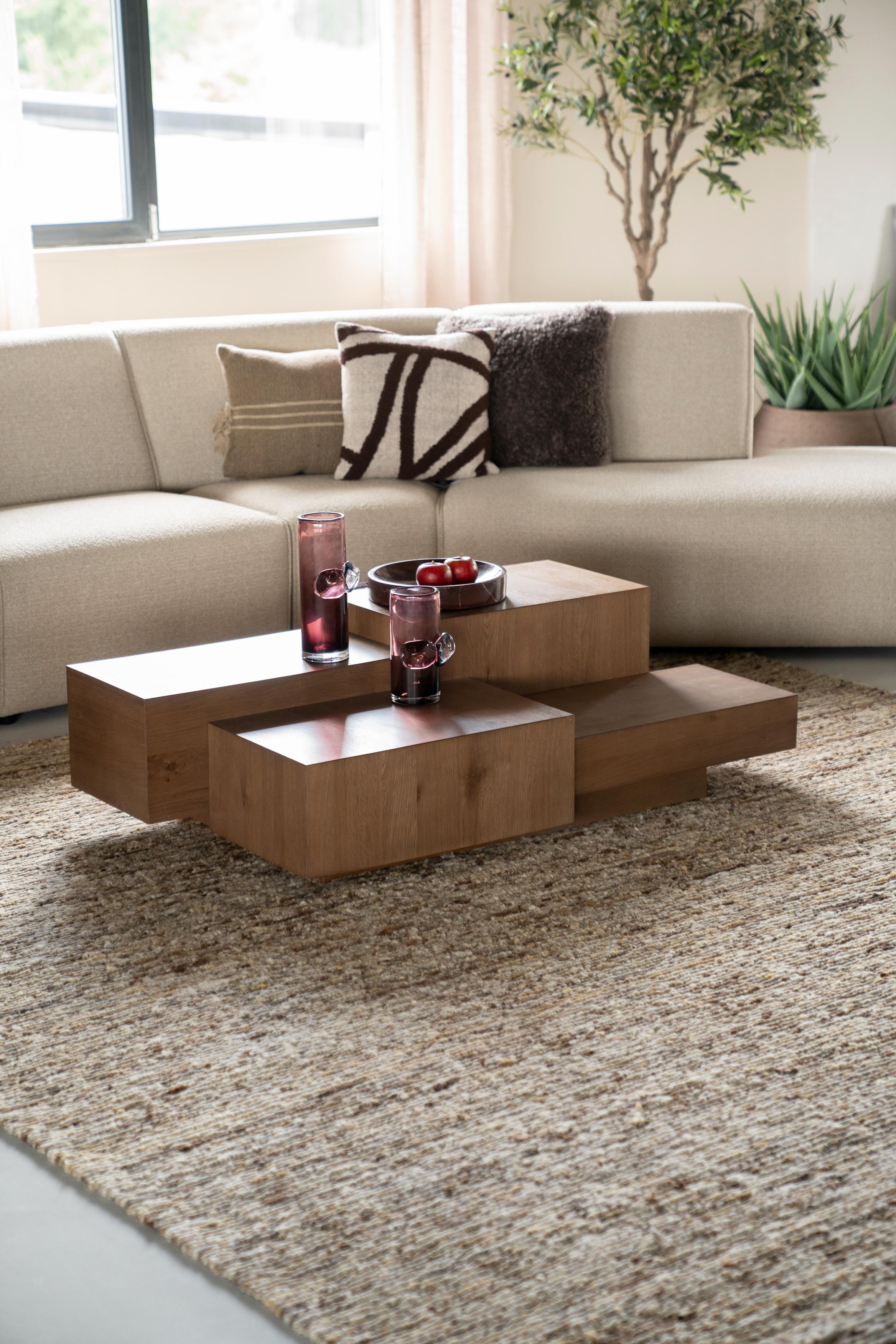 QUINTEN Dark Oak Veneer Coffee Table