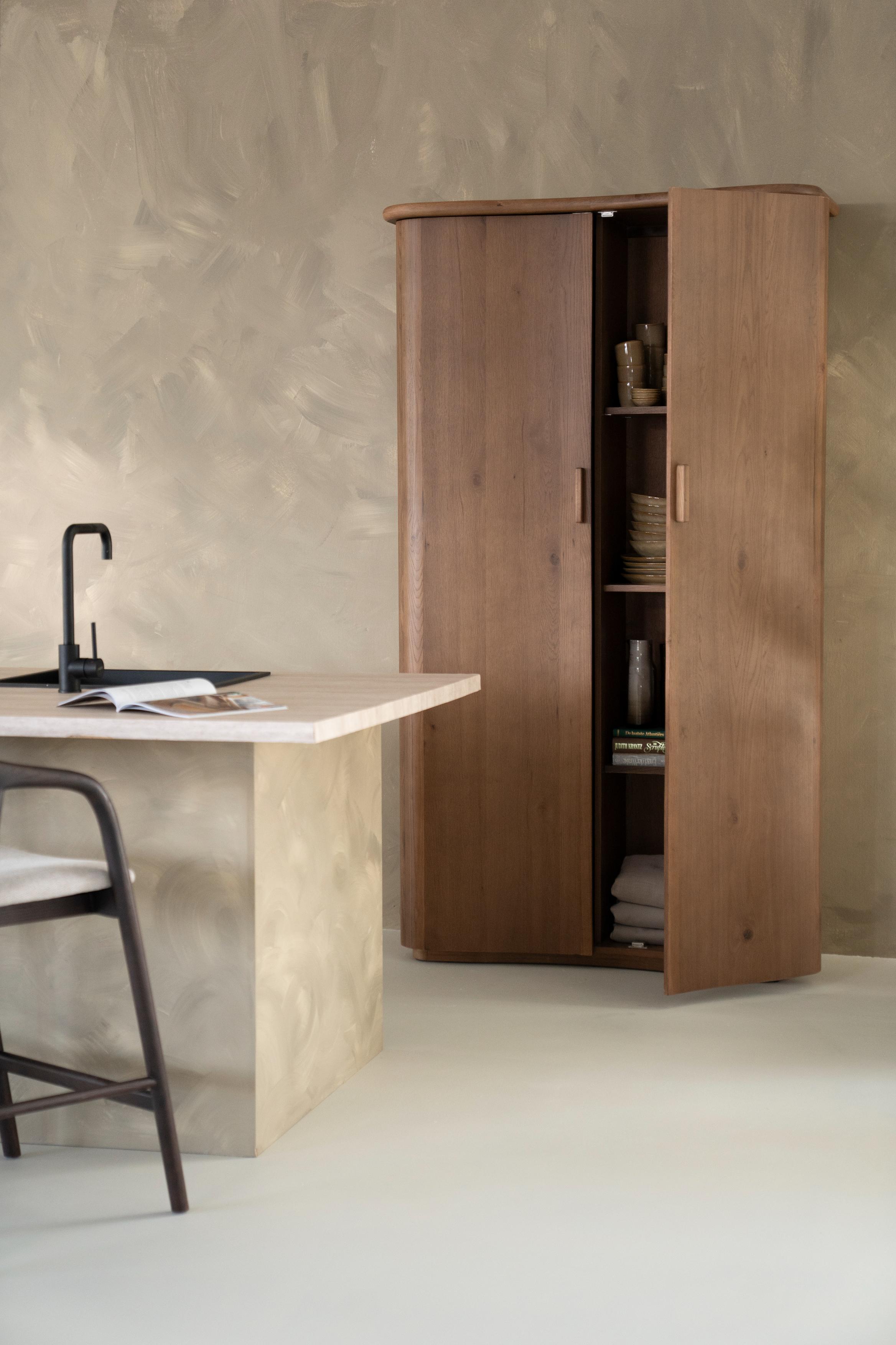 Szafka JOSH ciemne drewno dębowe