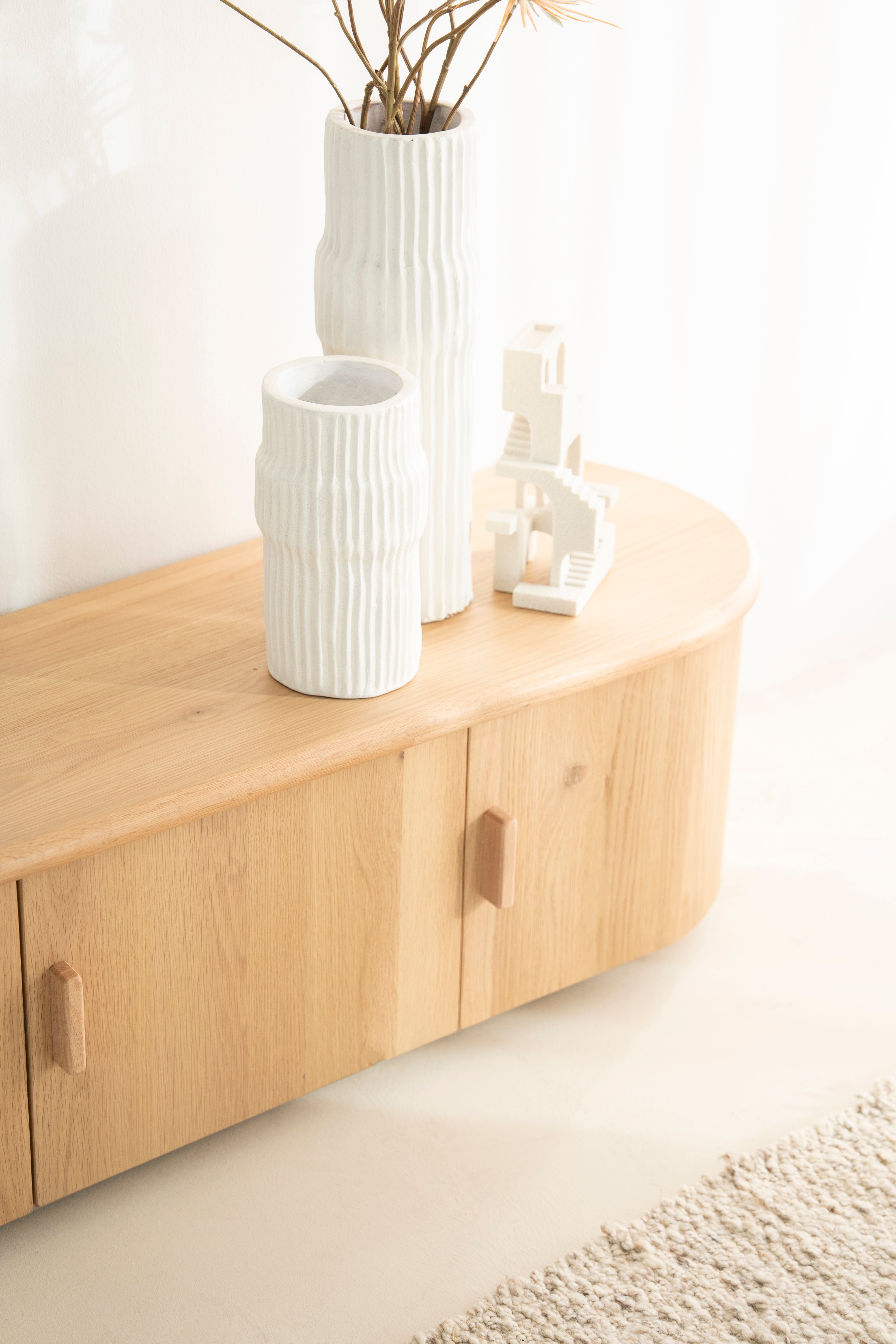 Szafka RTV JOSH drewno dębowe