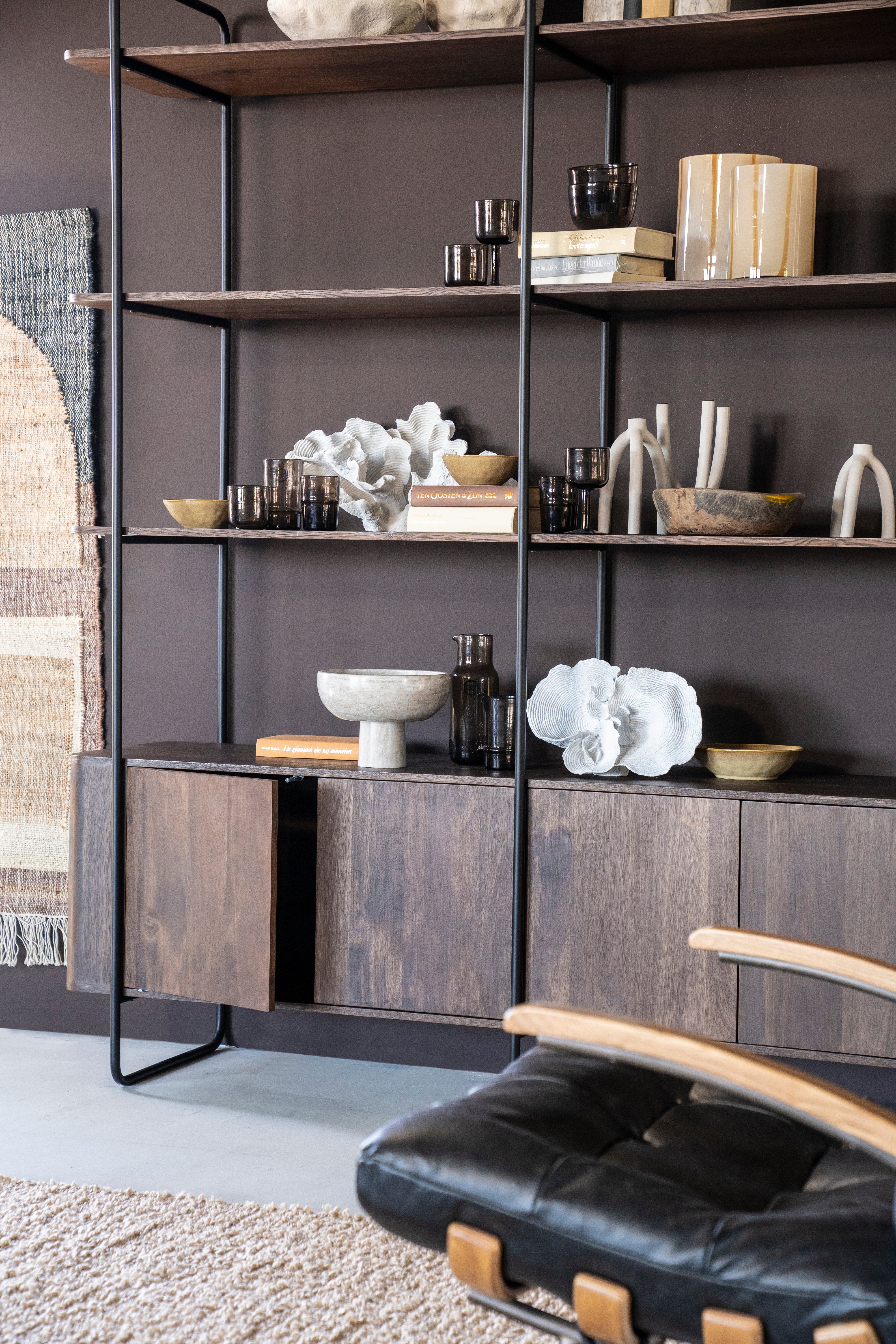 Regale JAMES drewno mango