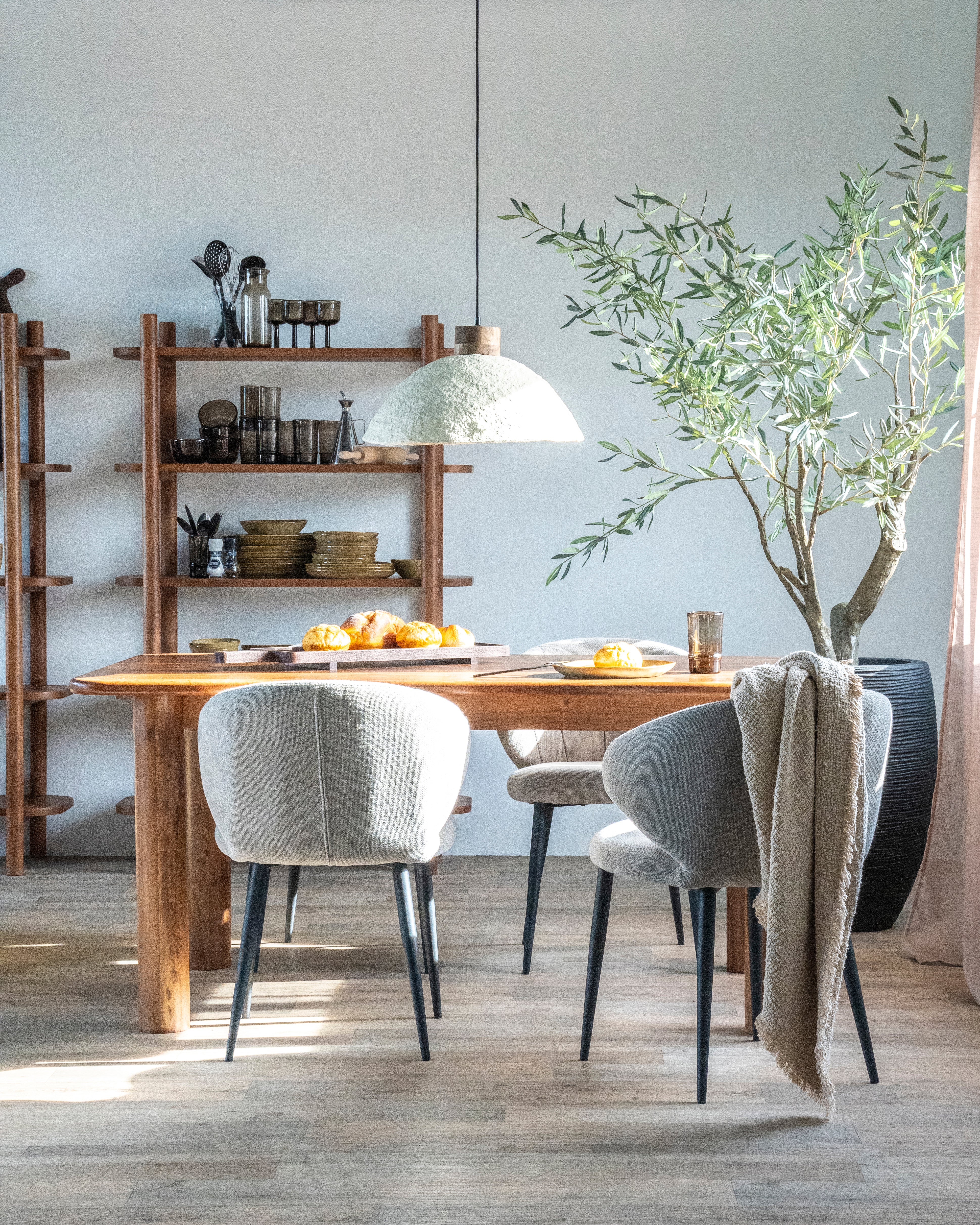 Regał JULIAN drewno akacjowe