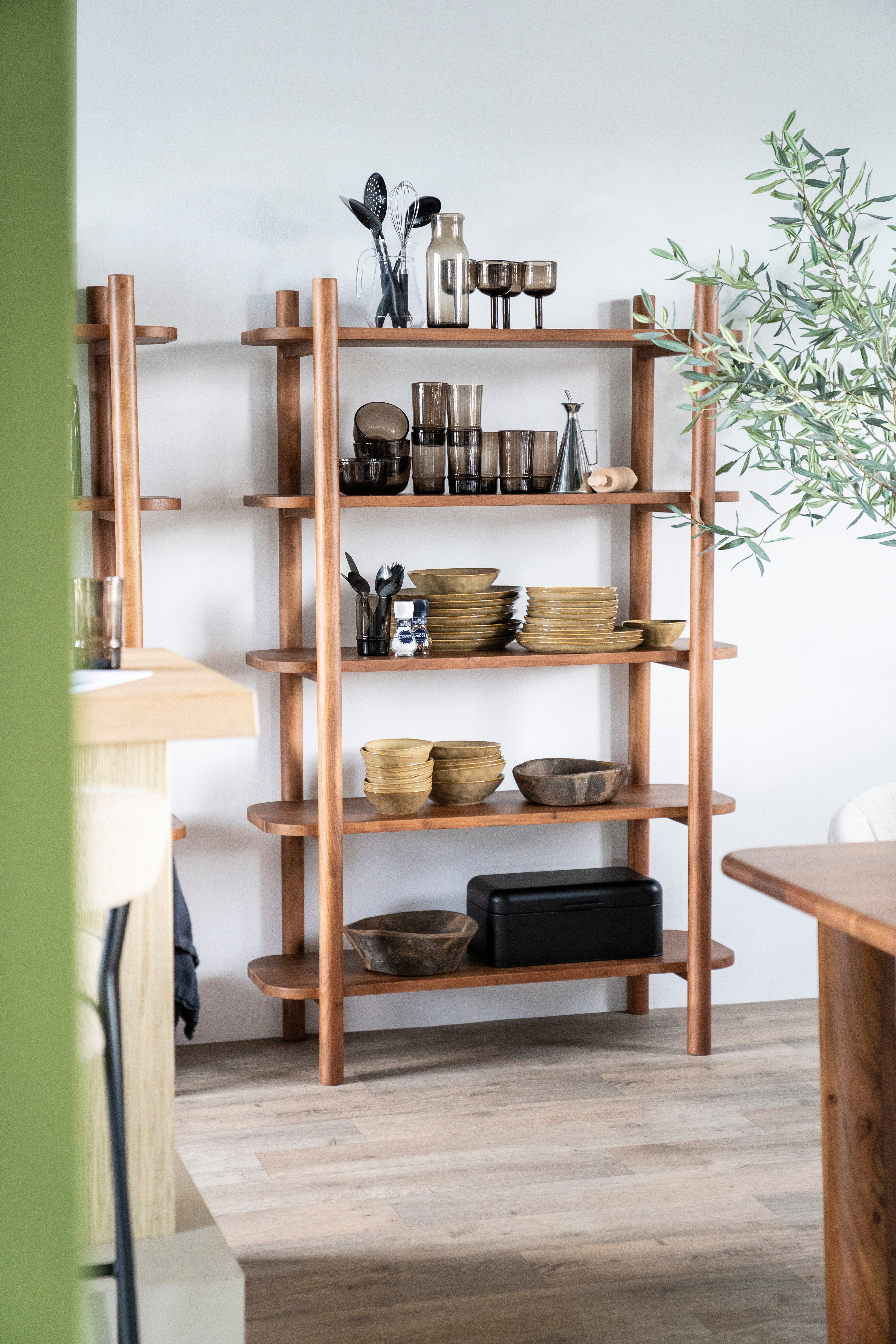 Regał JULIAN drewno akacjowe