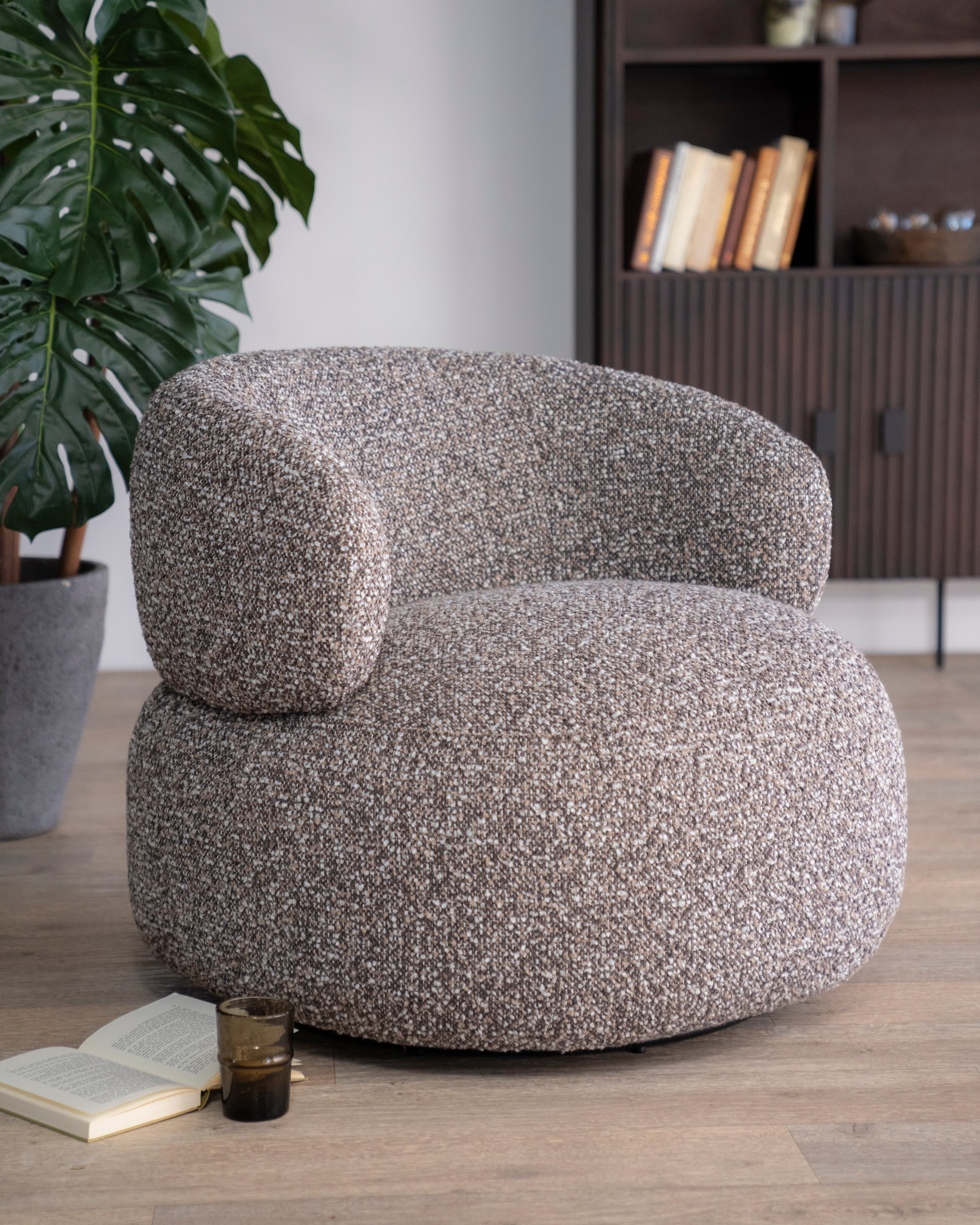 MAEVE Armchair Gray Mélange